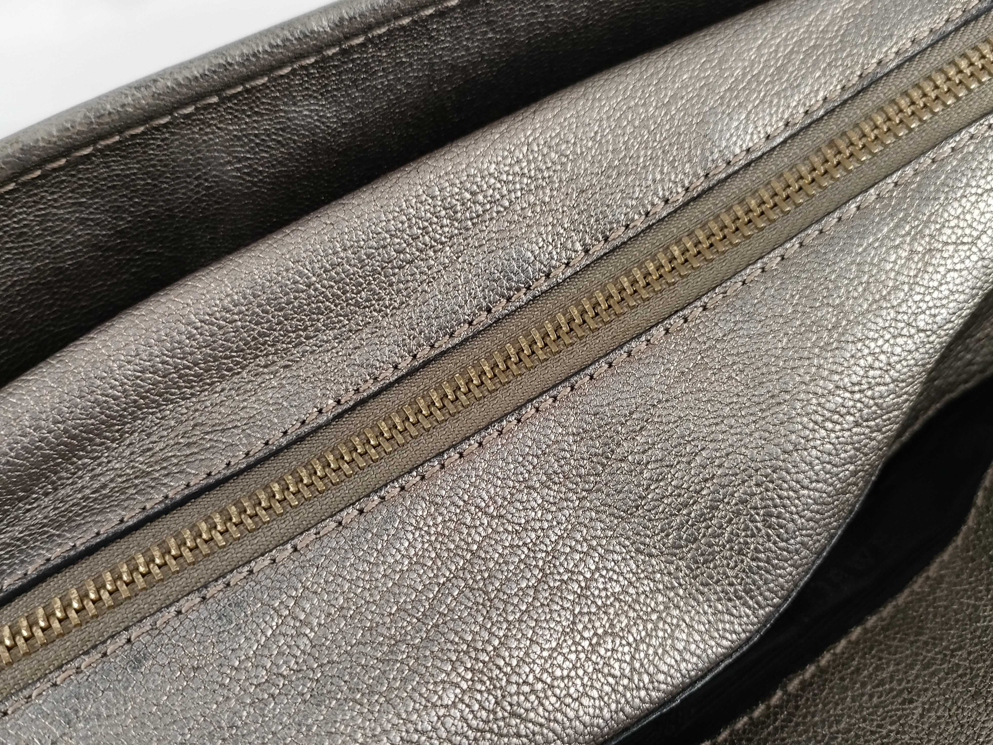 Amazona 36 Leather Handbag with Serial Number, Card, Padlock, and Key — view 8