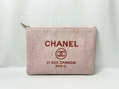 Deauville Clutch Bag A80117 Canvas