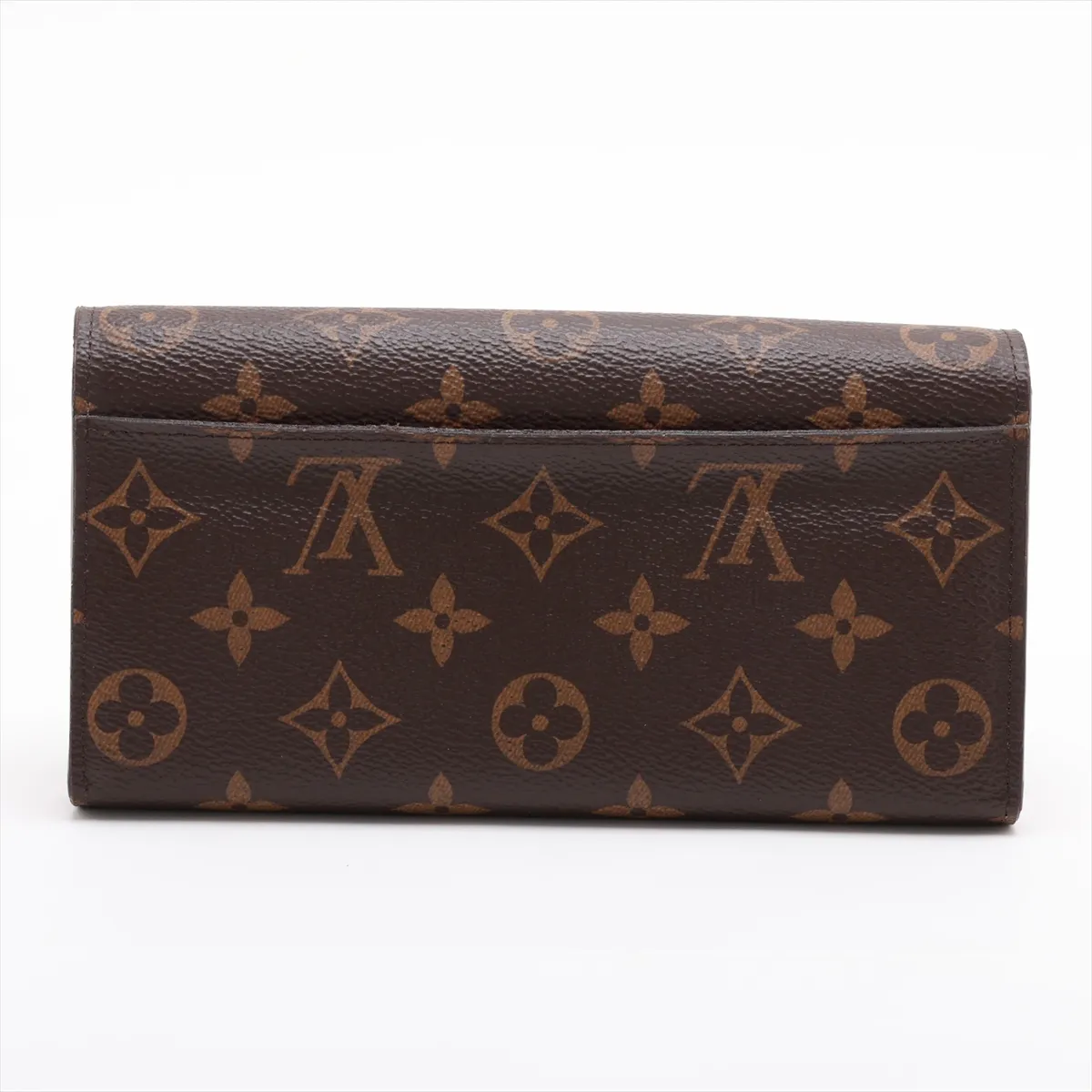 Monogram Portefeuille Sarah M62234 SN3109 Fuchsia Long Wallet with Initials — view 2