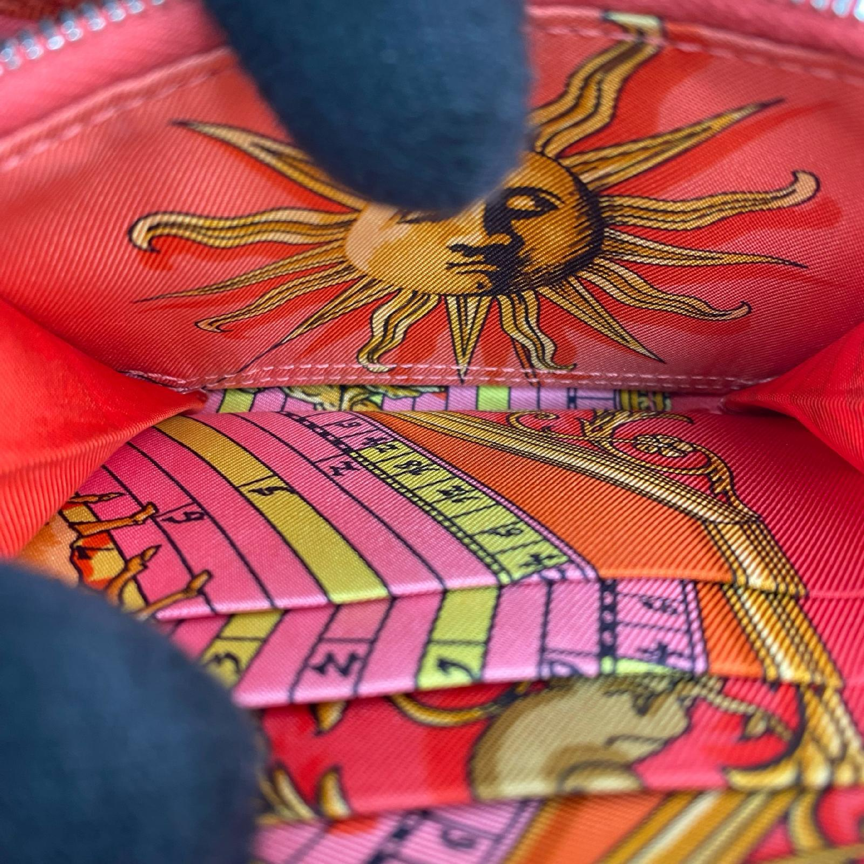 【*Shipped from: Hong Kong*】HERMES ( ) Pink Epsom Silk In Compact Stamp Q Bi-fold Wallet Billfold — view 14