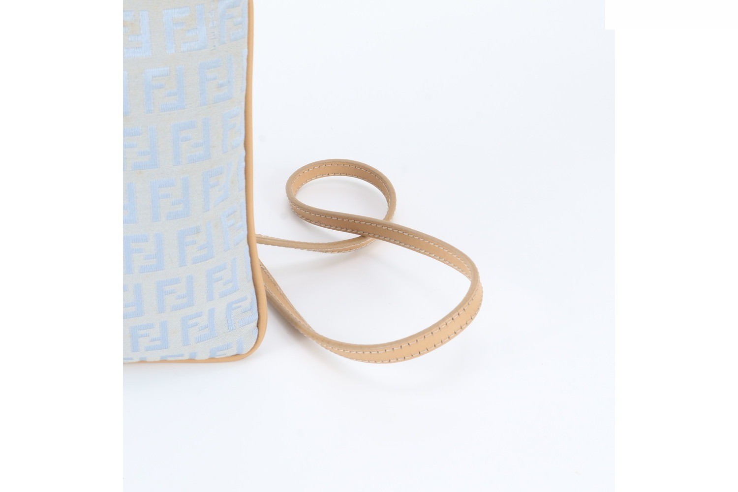 Zucchino Leather Canvas Shoulder Bag — view 2