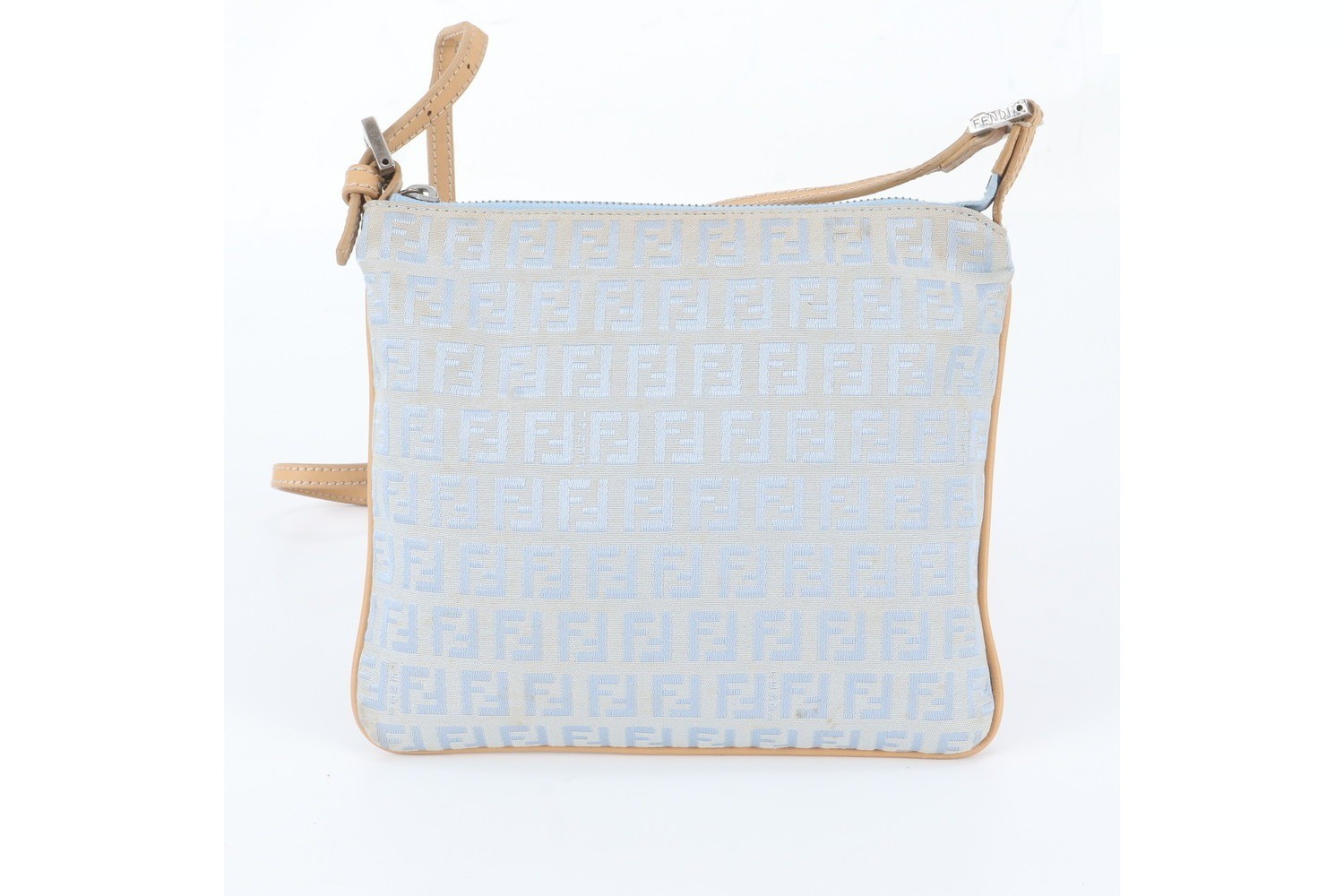Zucchino Leather Canvas Shoulder Bag — view 3