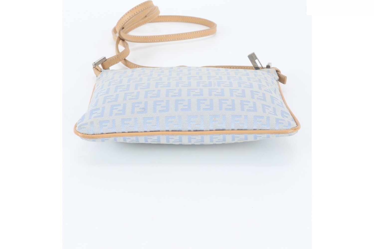Zucchino Leather Canvas Shoulder Bag — view 6