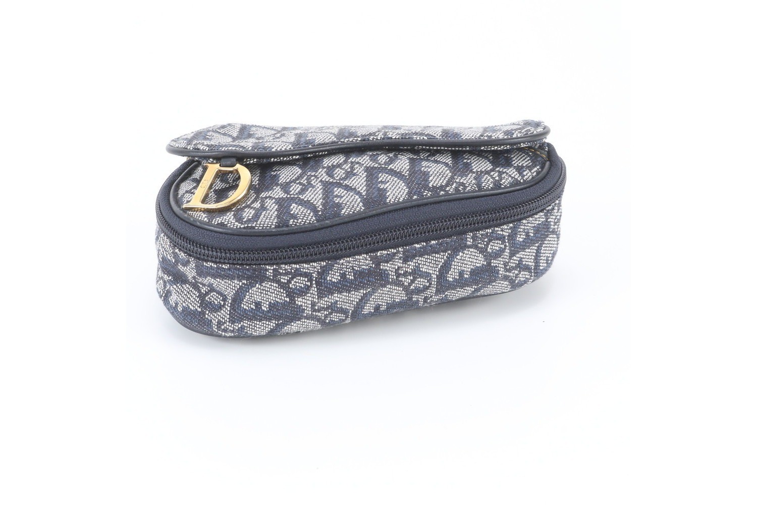 Trotter Saddle Pouch Leather Clutch Bag — view 5