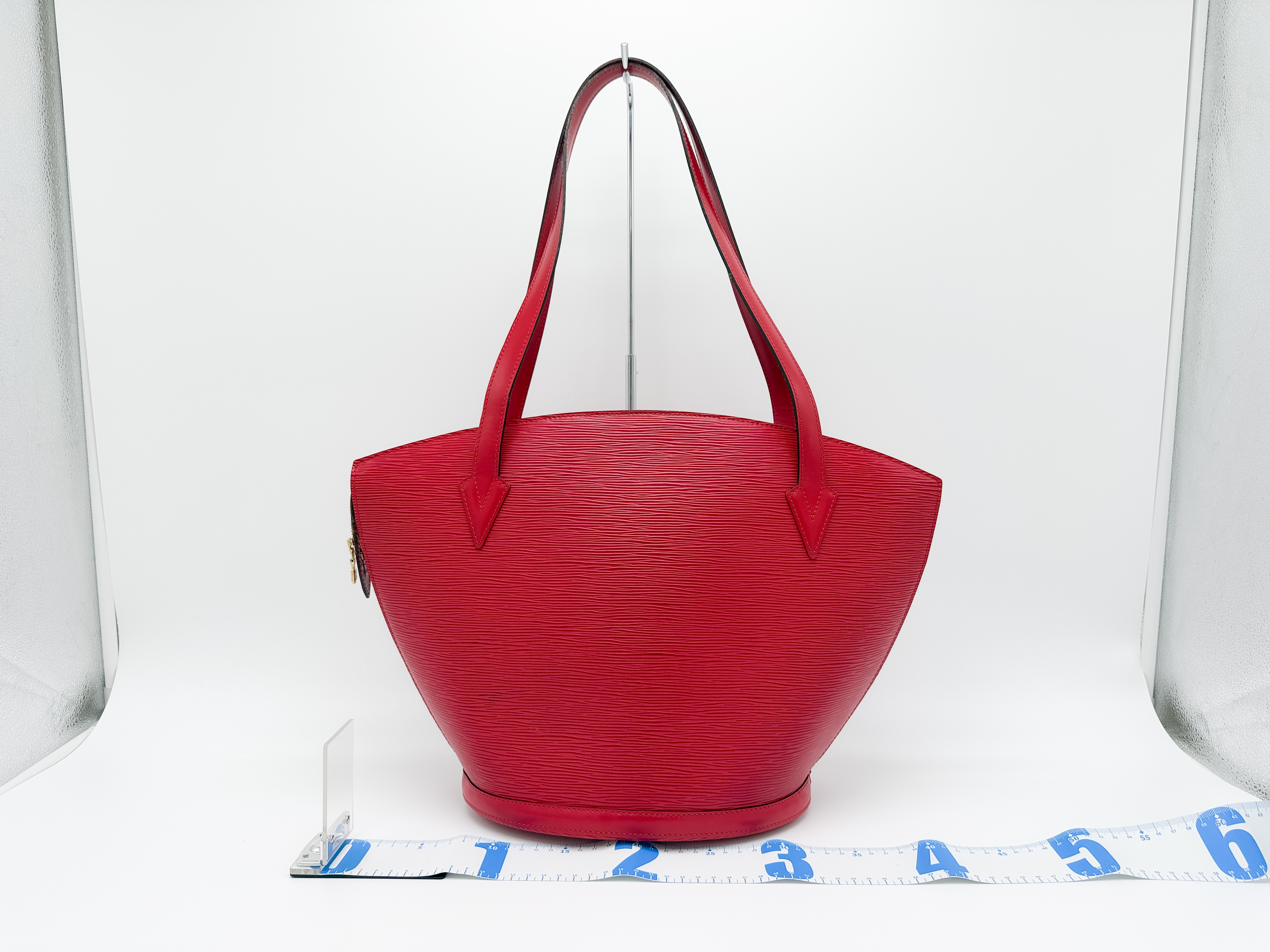 Epi M52267 Saint Jacques Shopping Castilian Red Tote Bag — view 3