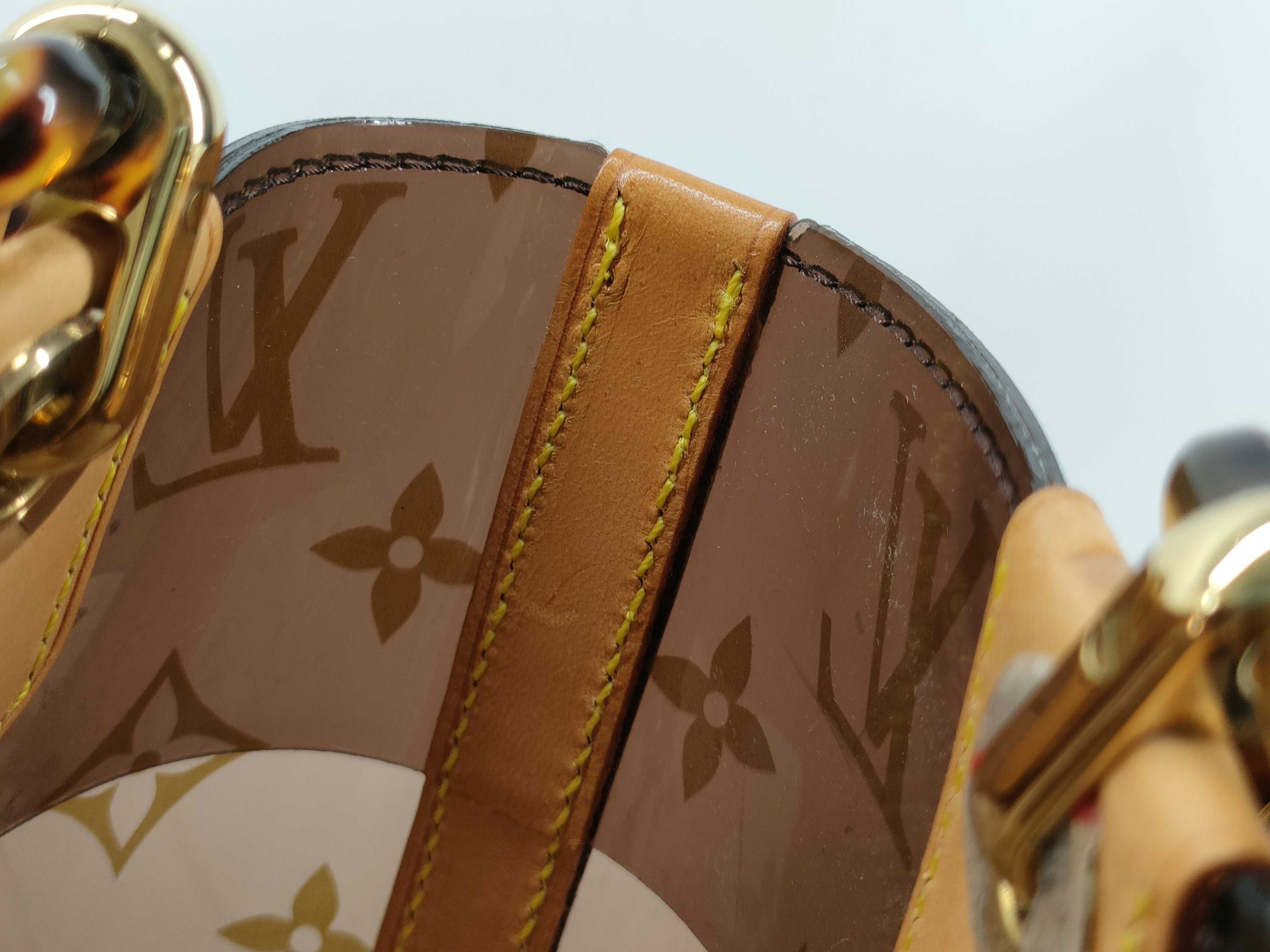 Monogram Vuitton Monogram Vinyl Cabas Ambre PM M92502 LM0013 Handbag — view 9