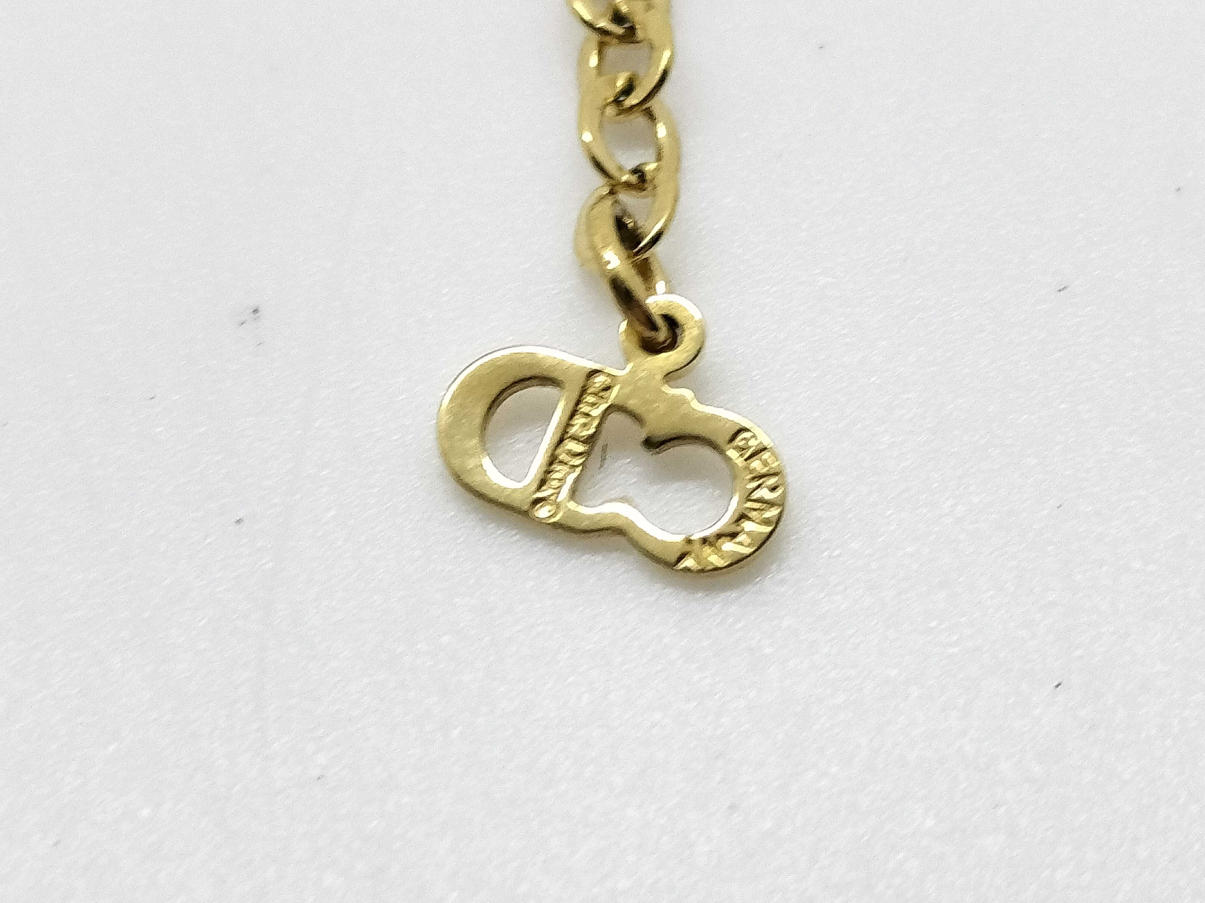 Logo Heart Rhinestone Necklace — view 5