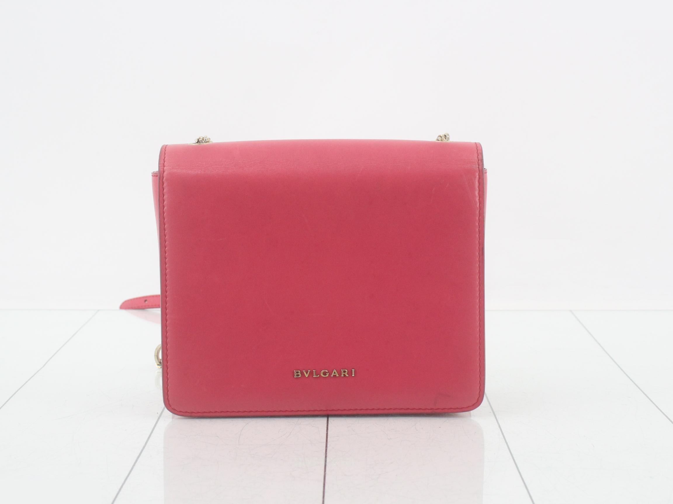Leather chain shoulder bag — view 2