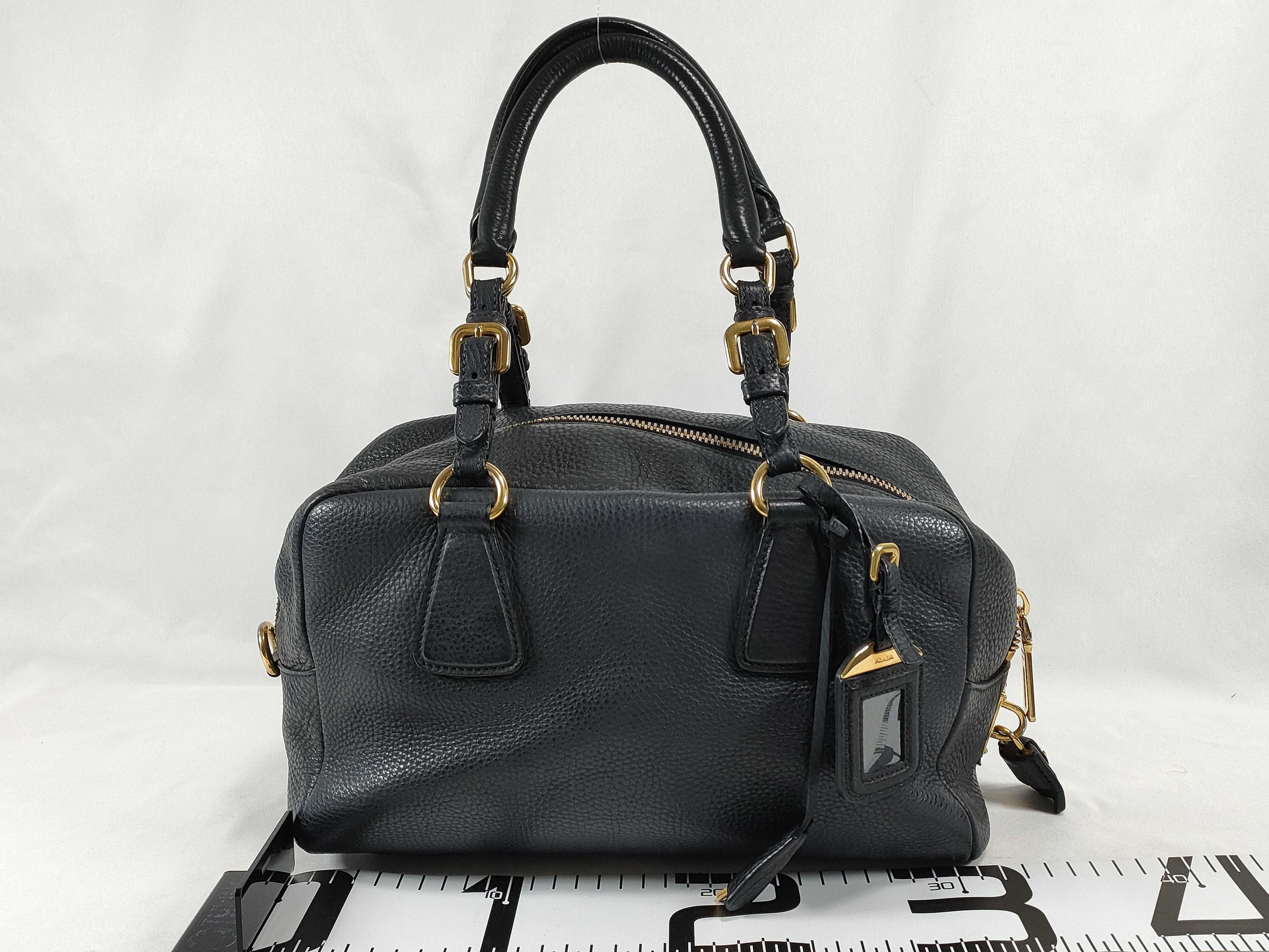 Vitello Daino/Black/B3091M Handbag — view 2