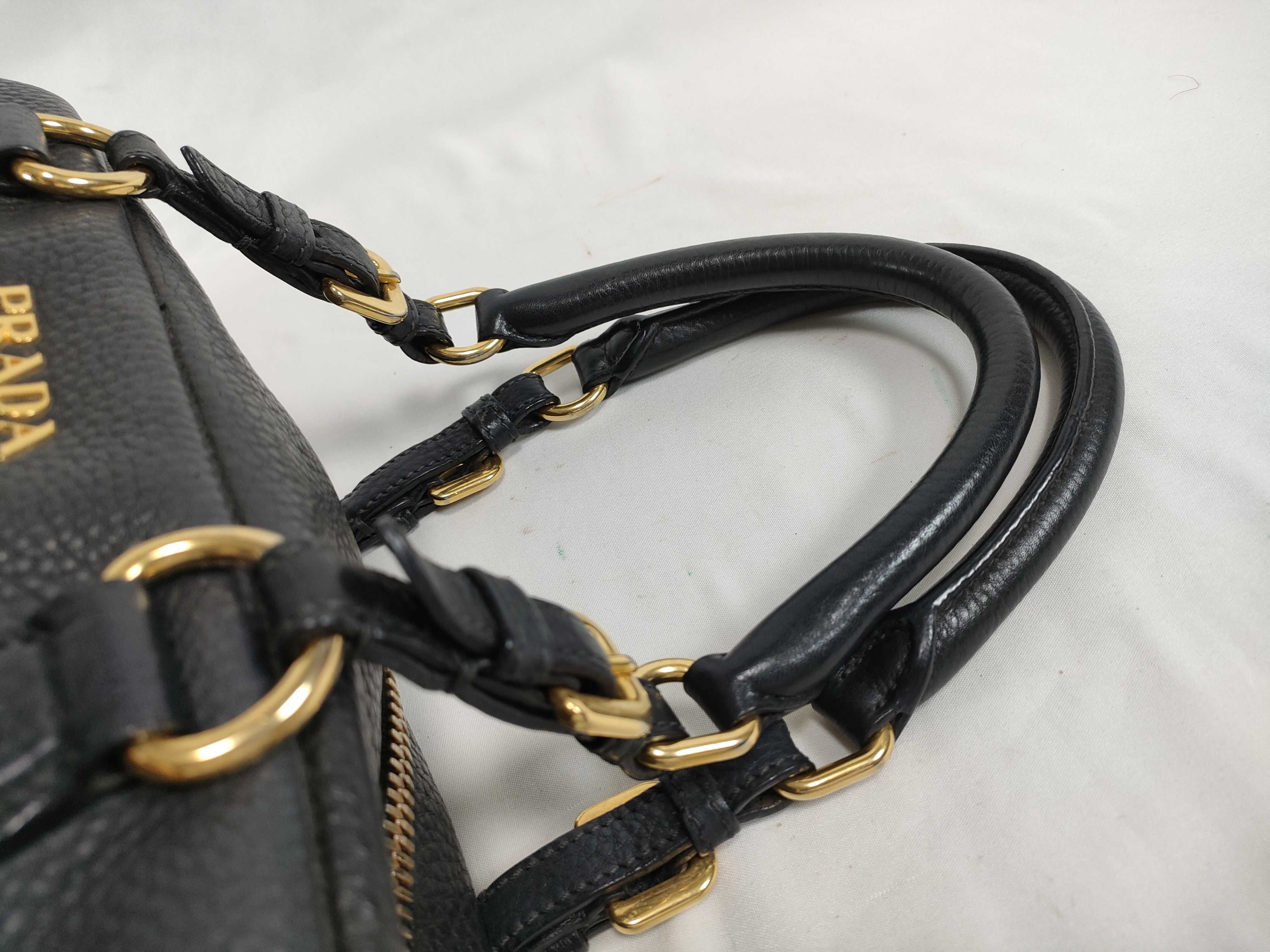 Vitello Daino/Black/B3091M Handbag — view 3