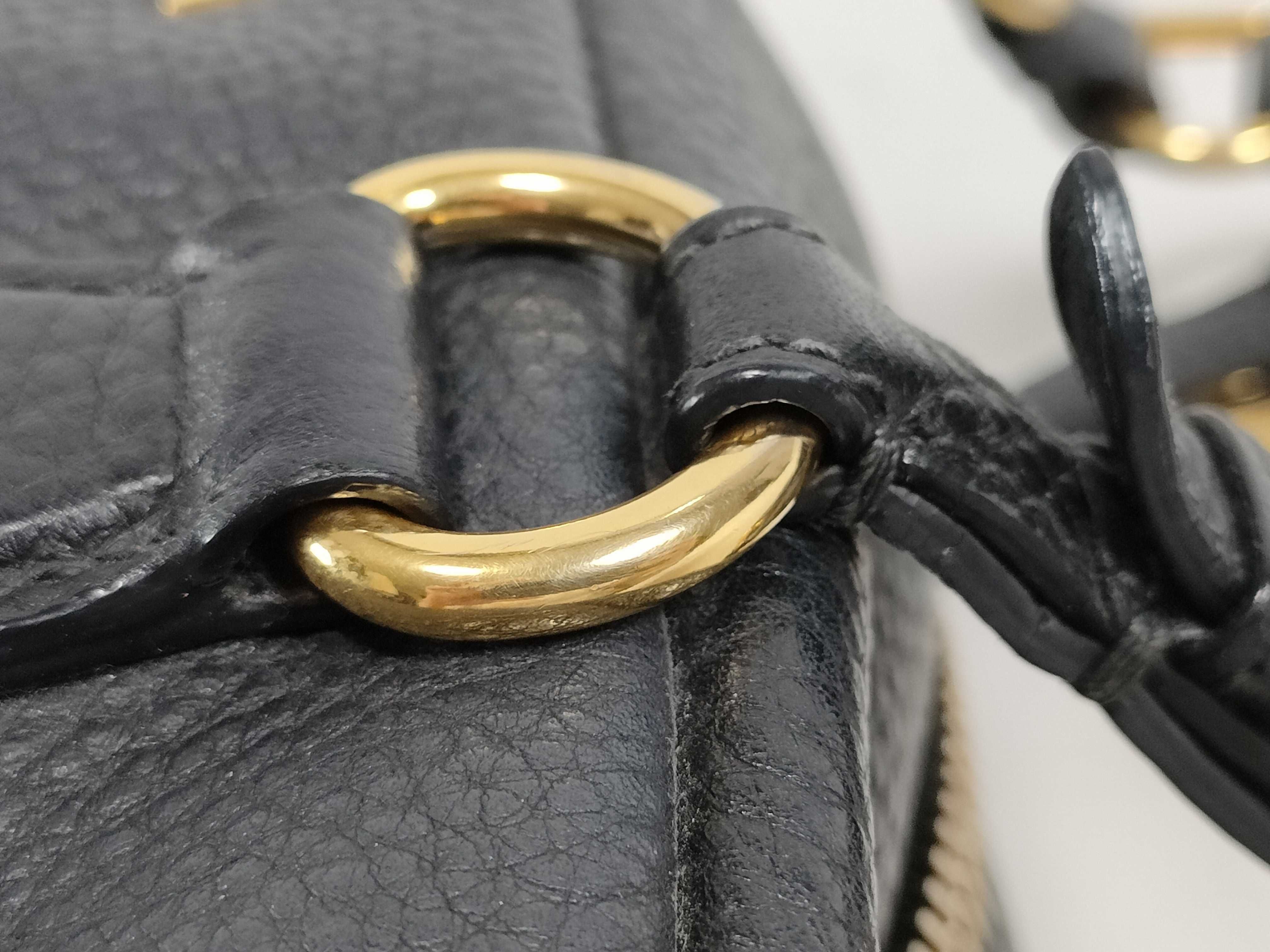 Vitello Daino/Black/B3091M Handbag — view 5