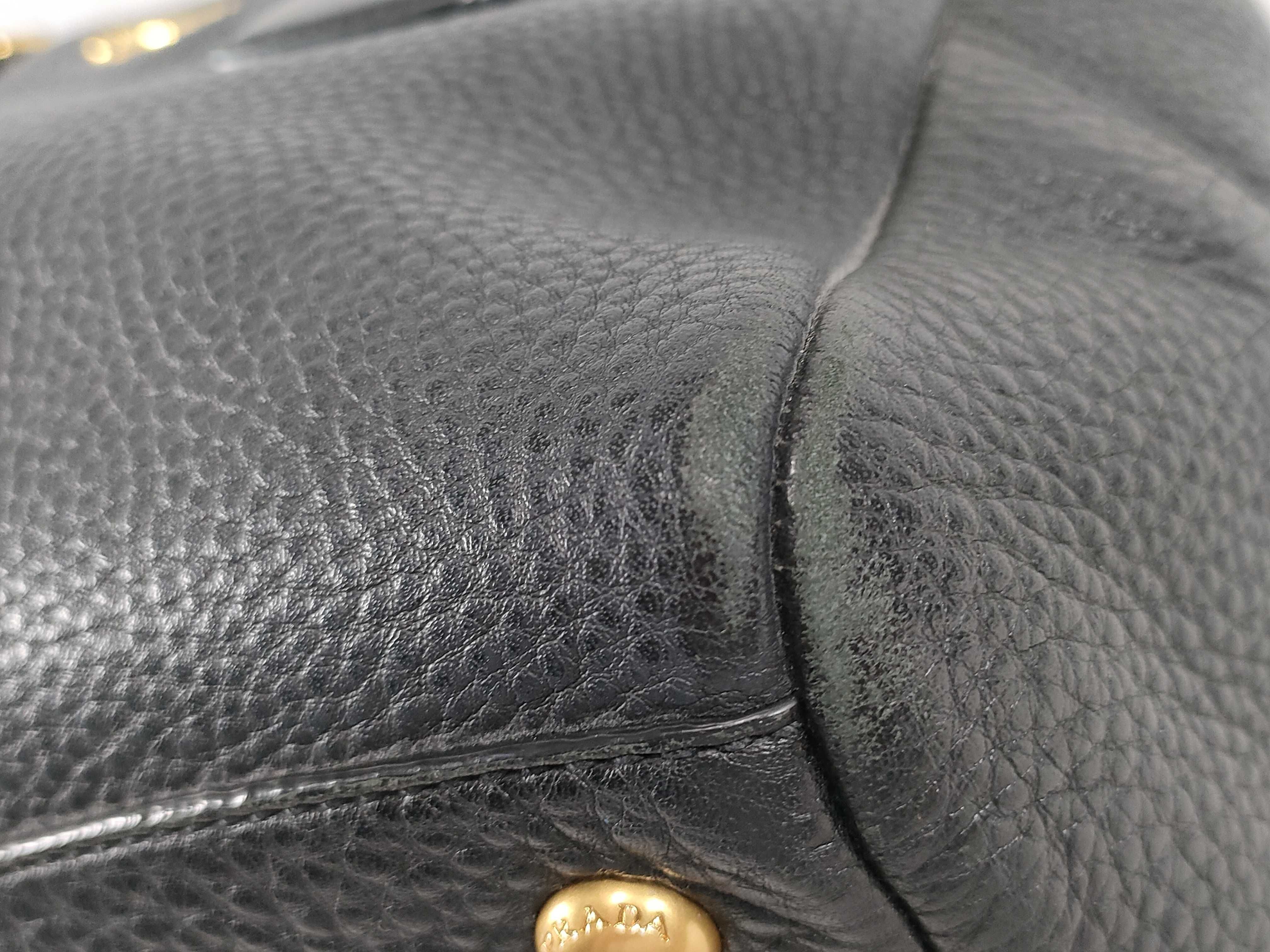 Vitello Daino/Black/B3091M Handbag — view 7
