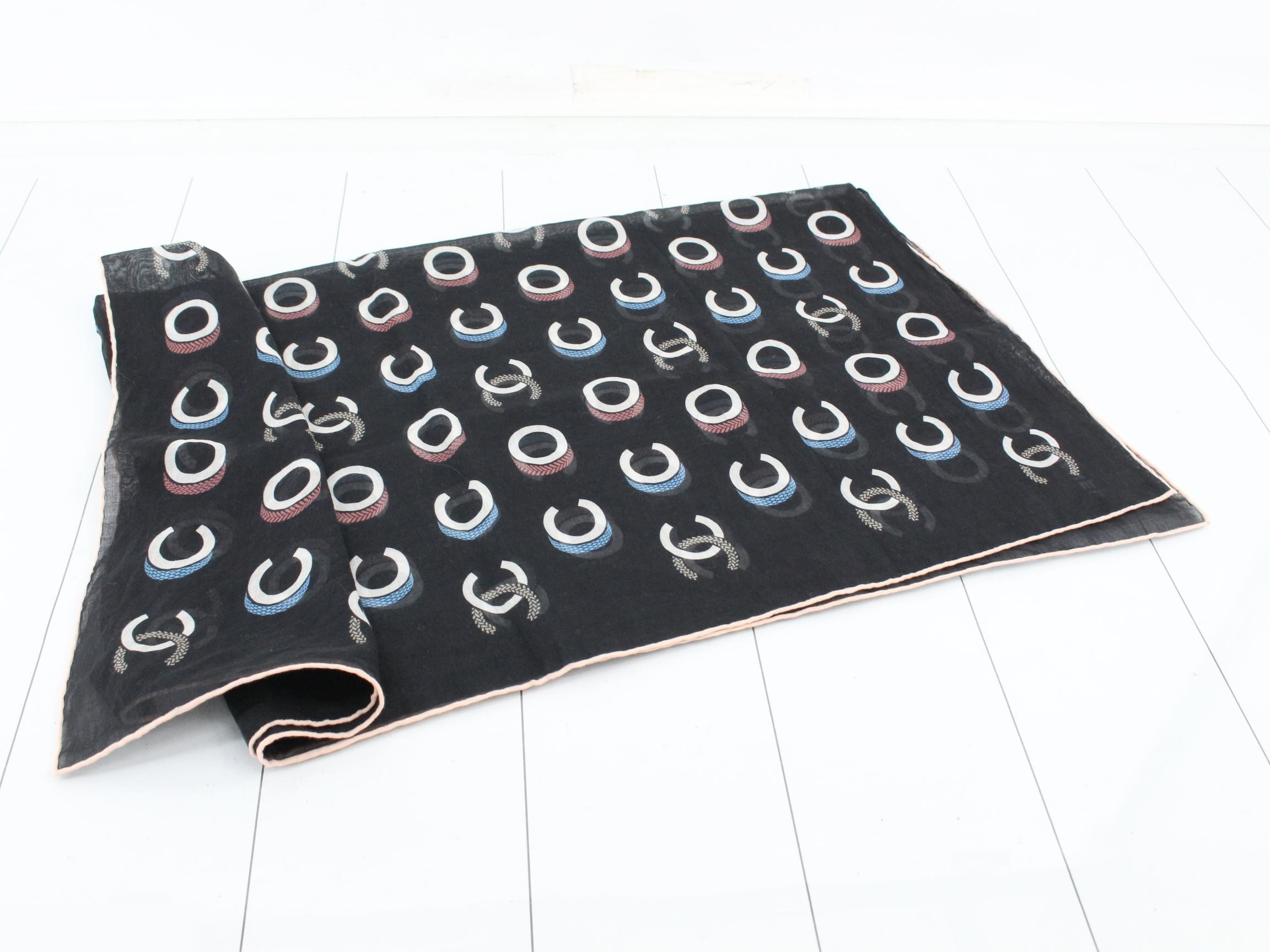 Cotton scarf, approximately 65 x 65 cm — view 3
