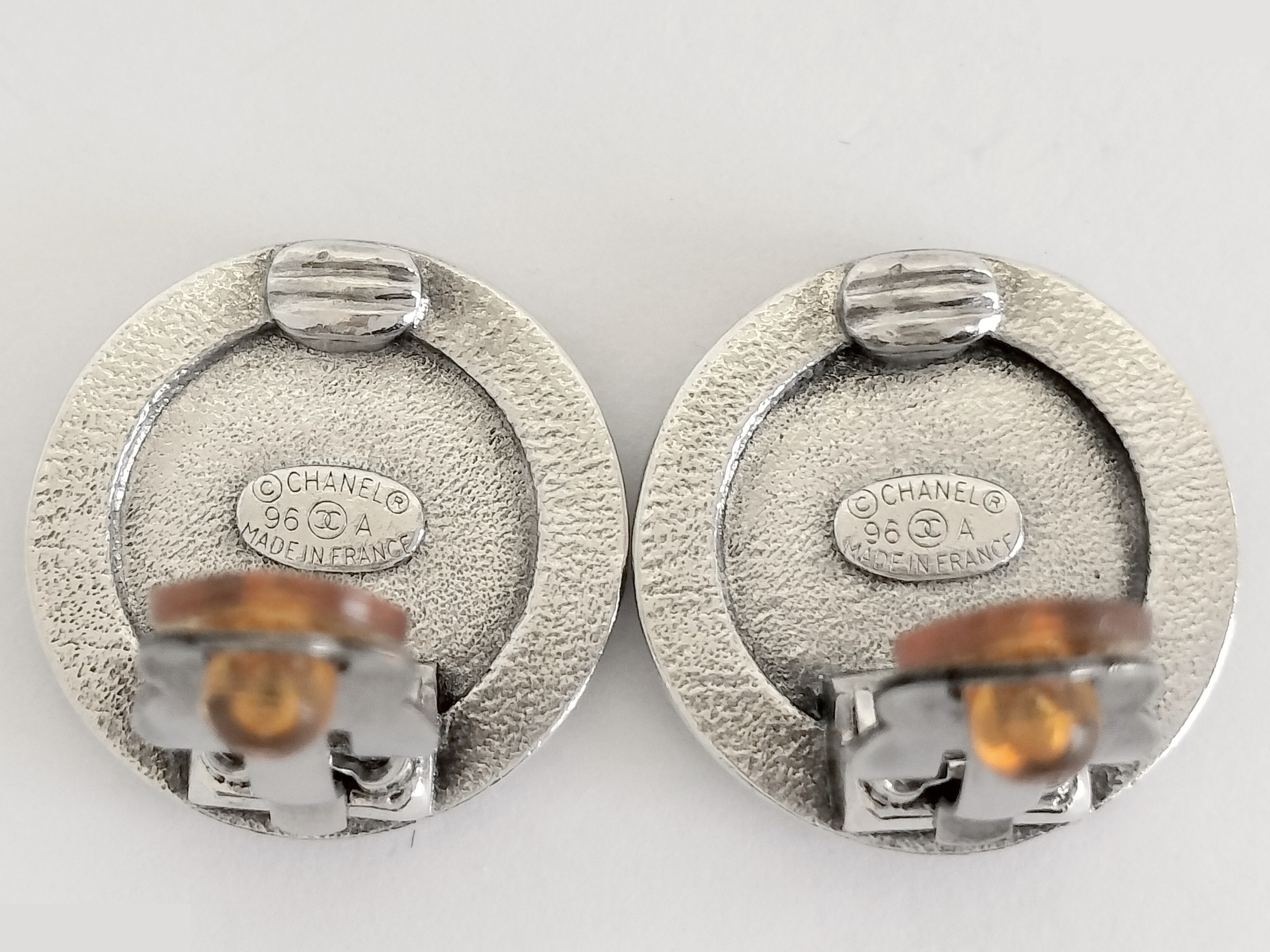 Logo Silver Earrings — view 2