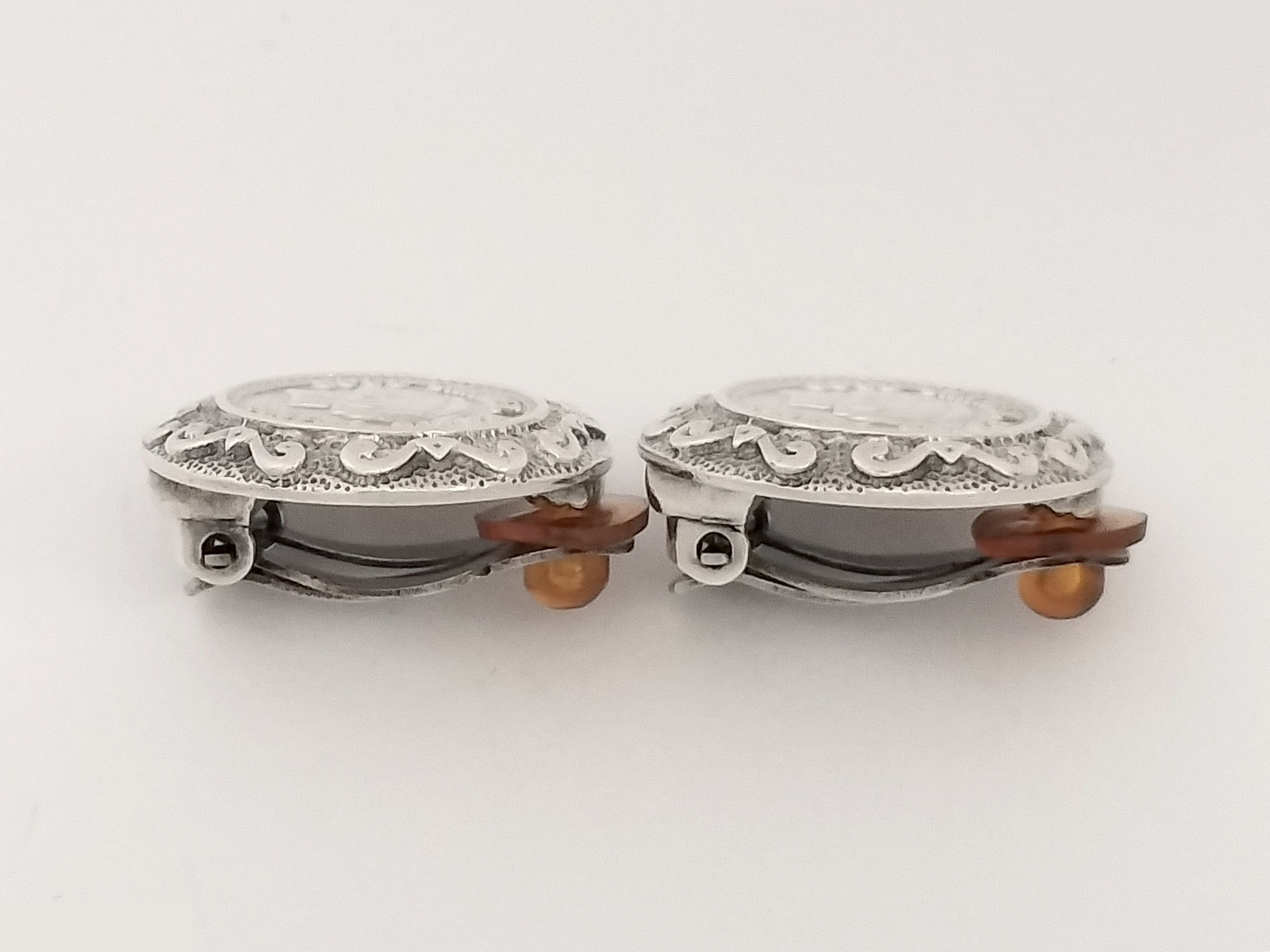 Logo Silver Earrings — view 5