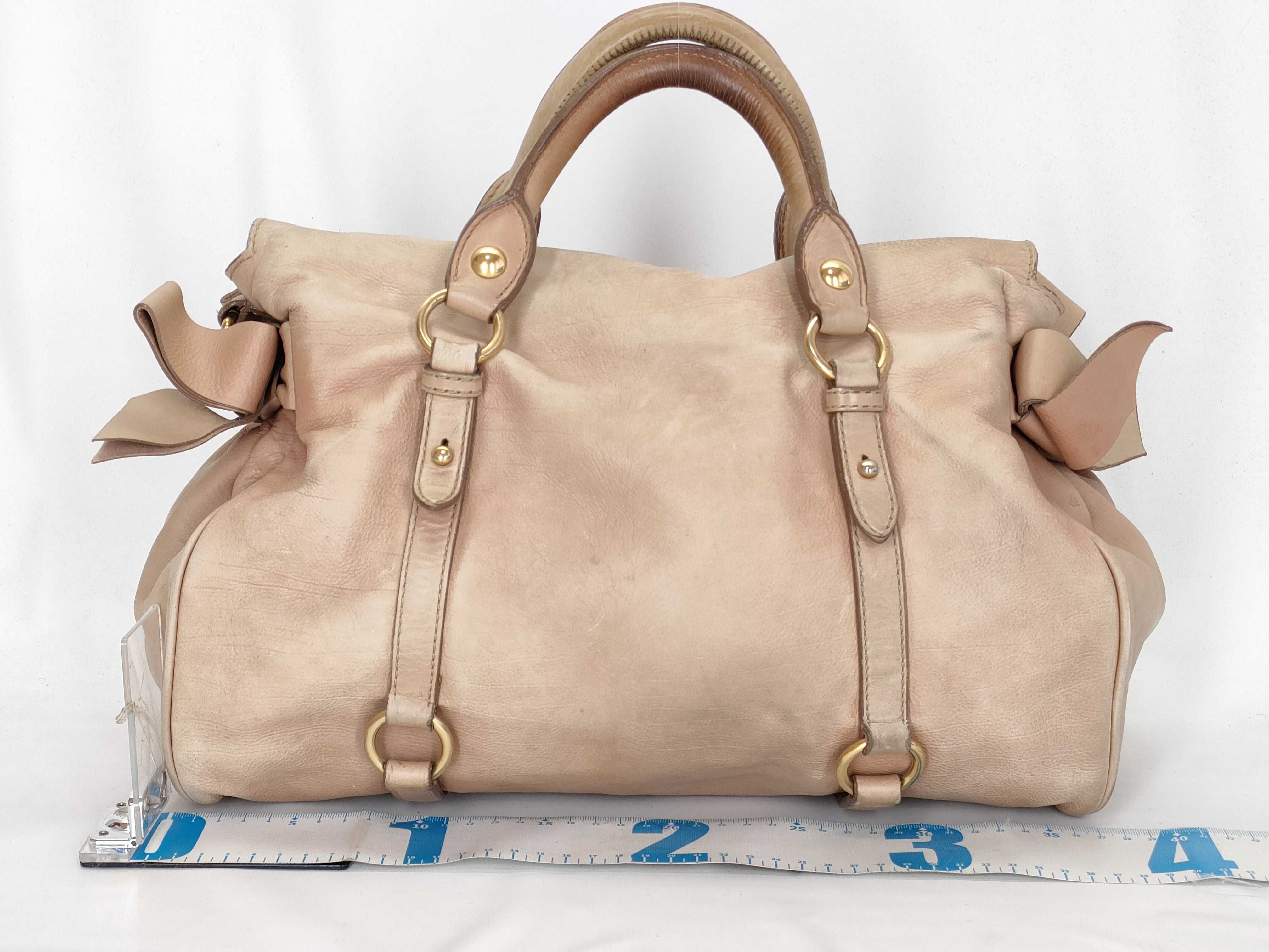 Vitello Luxe Handbag, Gathered Handbag — view 2