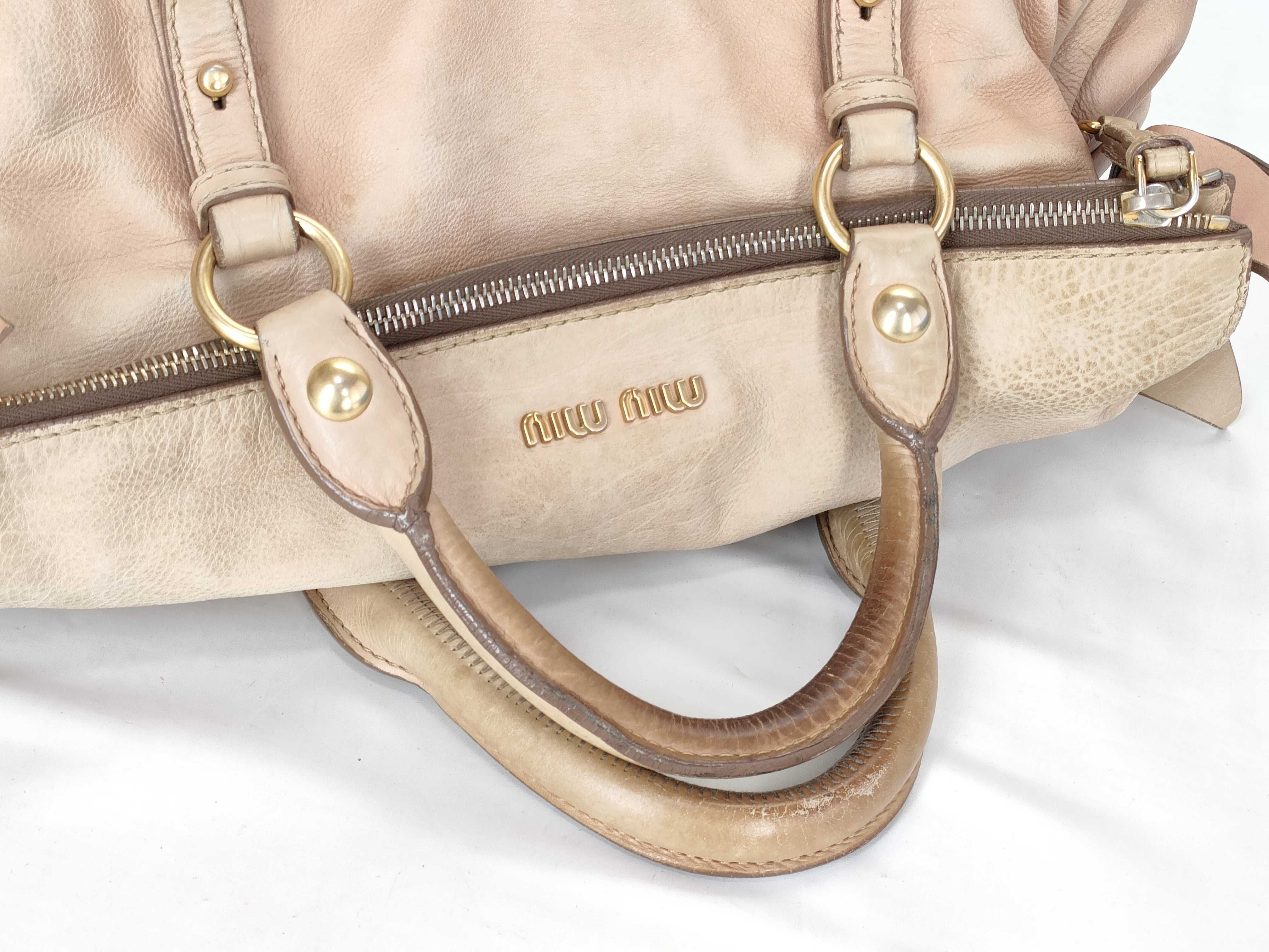 Vitello Luxe Handbag, Gathered Handbag — view 3