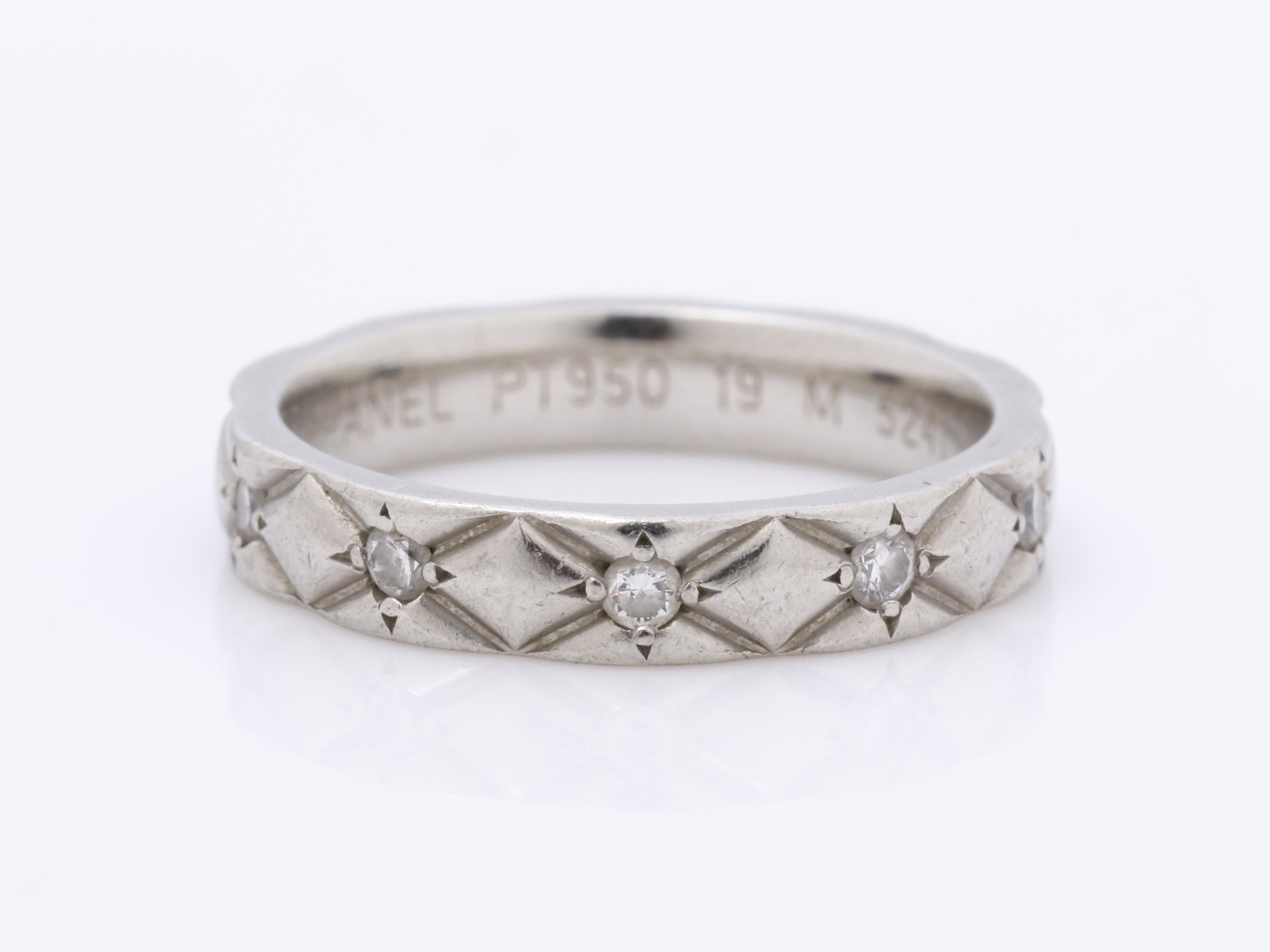 Matelassé 10-Diamond PT950 4.9g #49