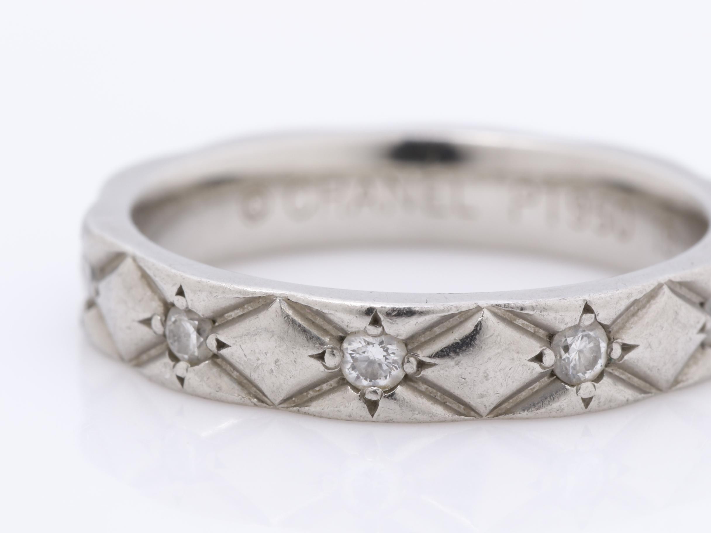 Matelassé 10-Diamond PT950 4.9g #49 — view 3