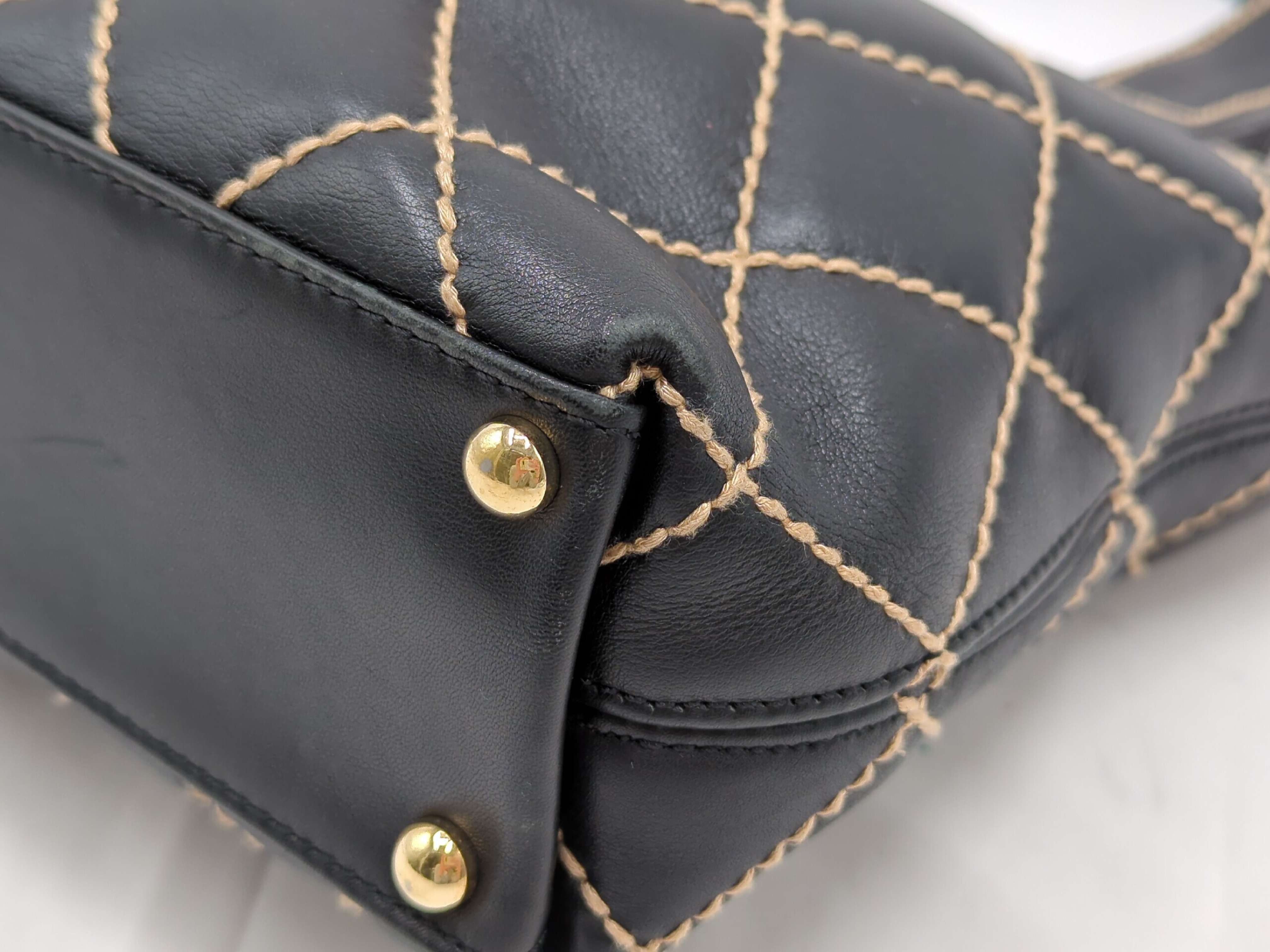 Wild Stitch Tote, Black, Series 7 Handbag — view 4