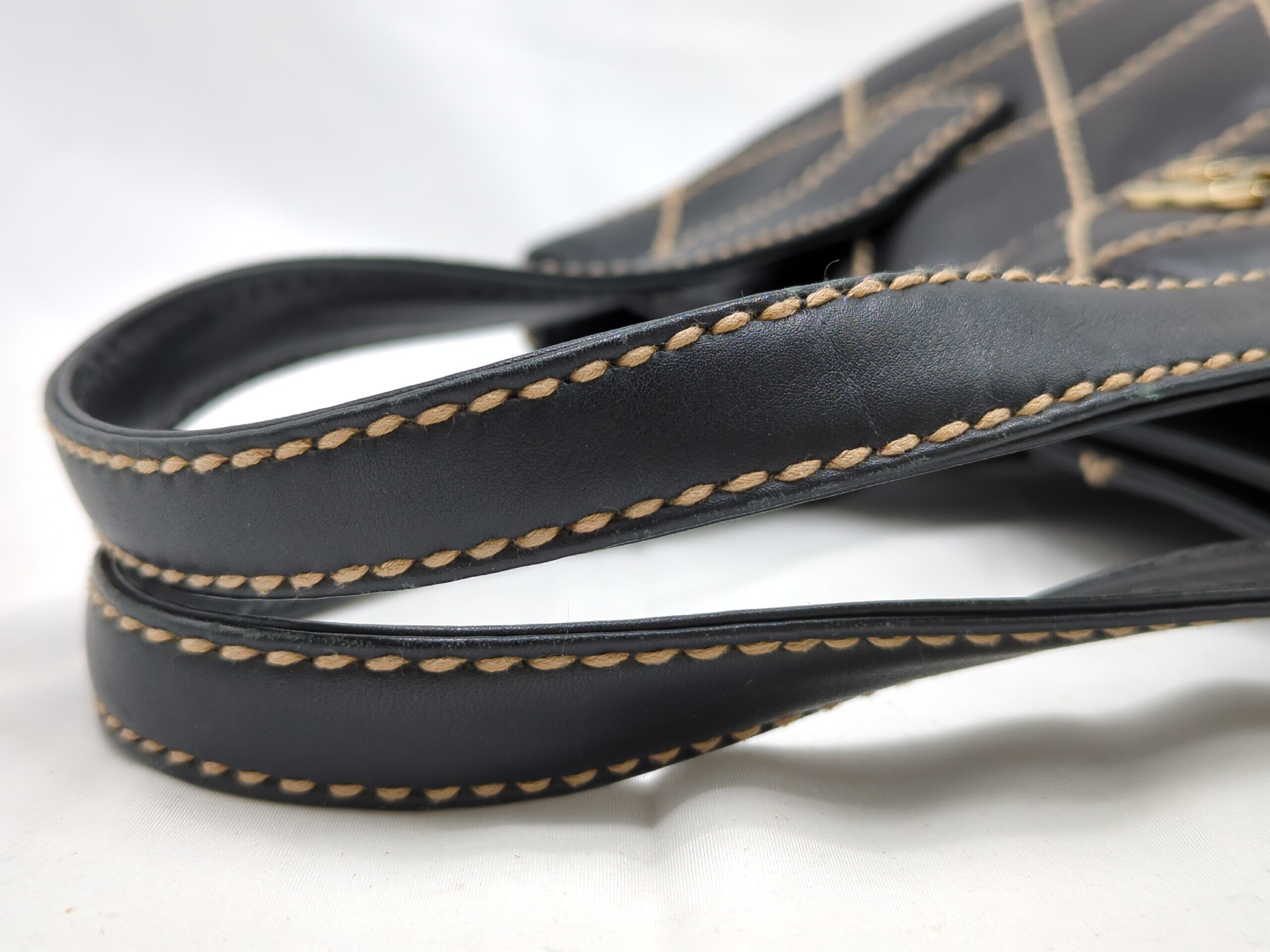 Wild Stitch Tote, Black, Series 7 Handbag — view 7