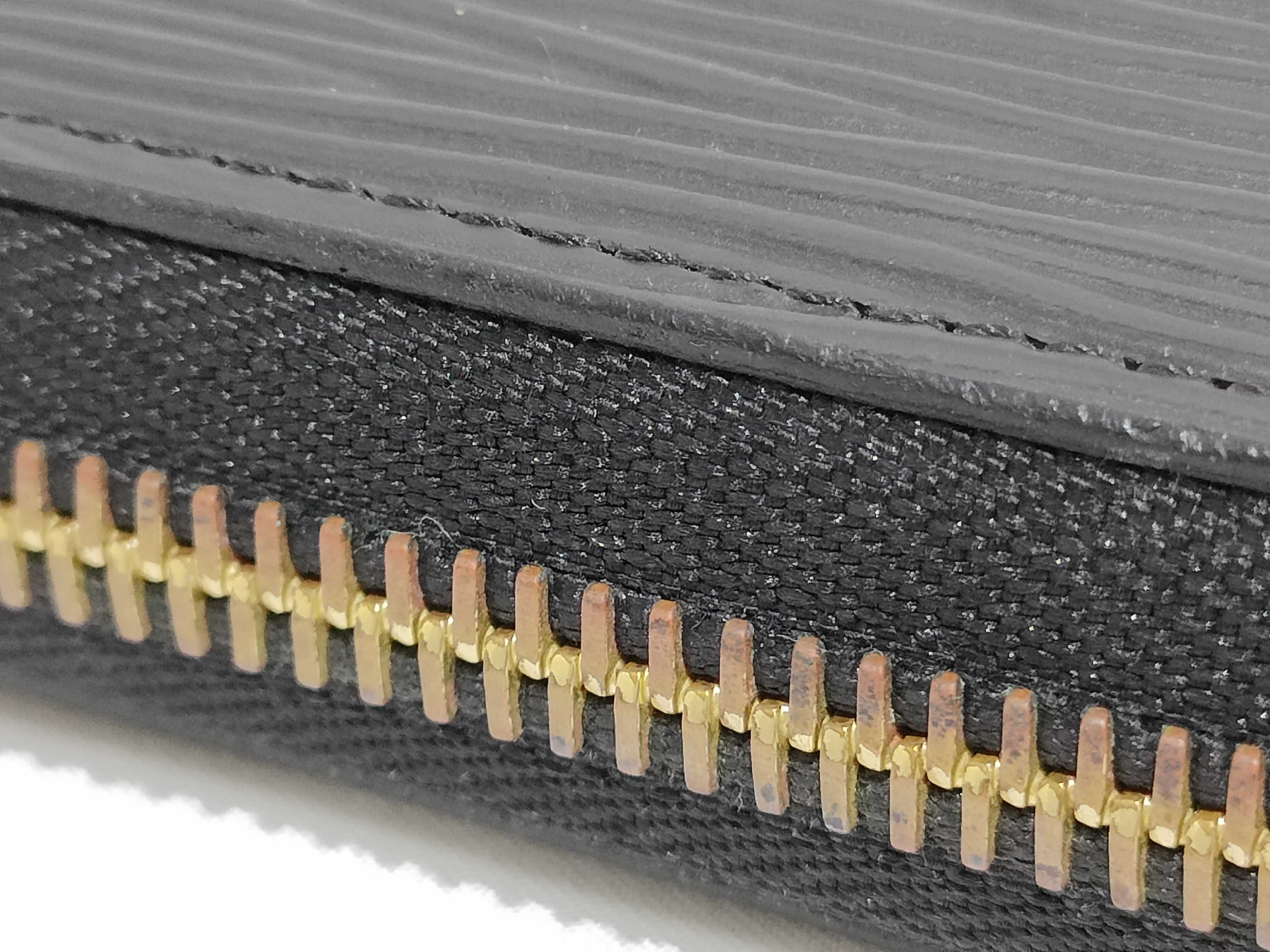 Epi Zippy Wallet Long Wallet Gold M68755 RFID detected — view 8
