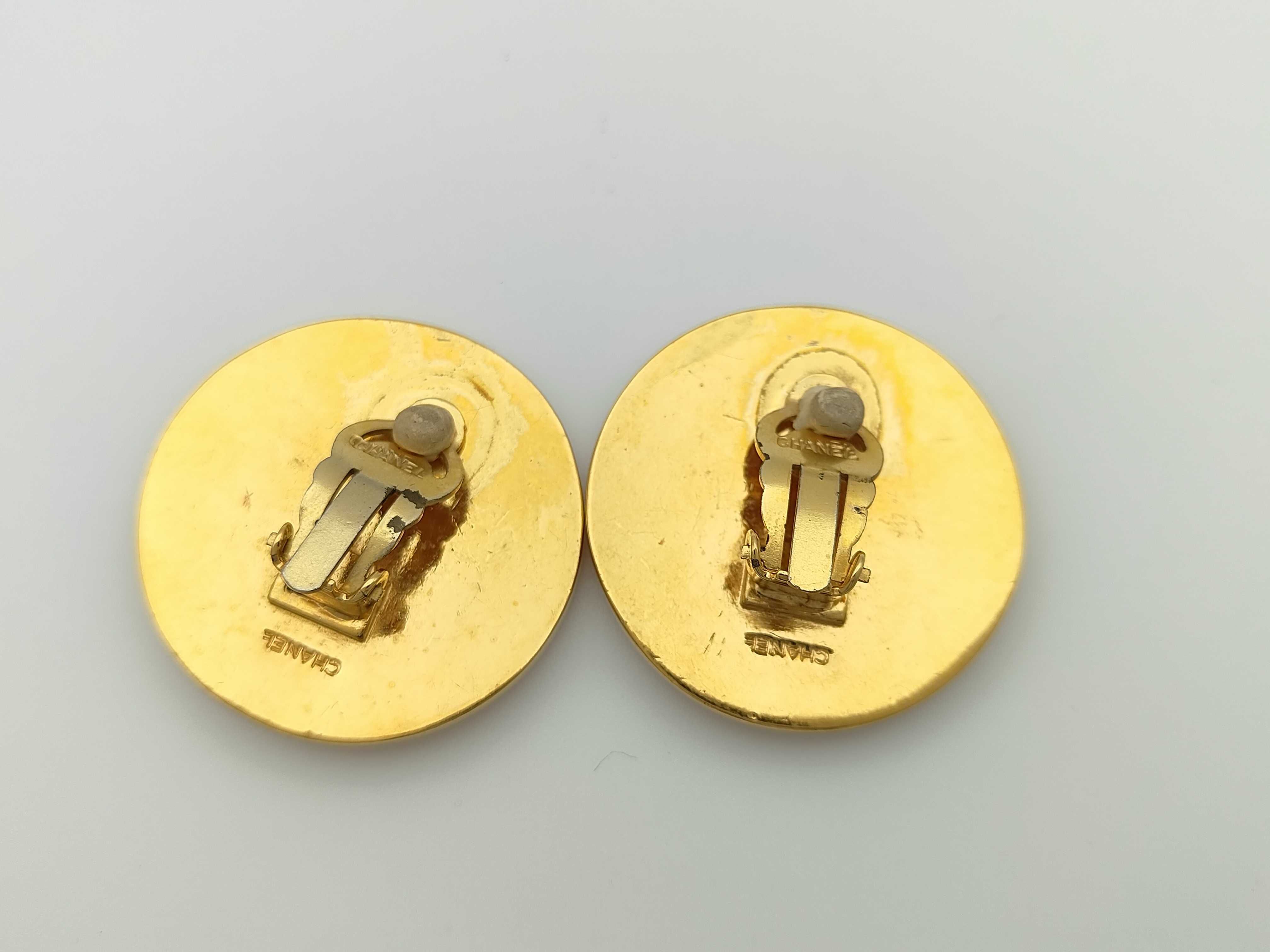 Coin Gold Earrings — view 2