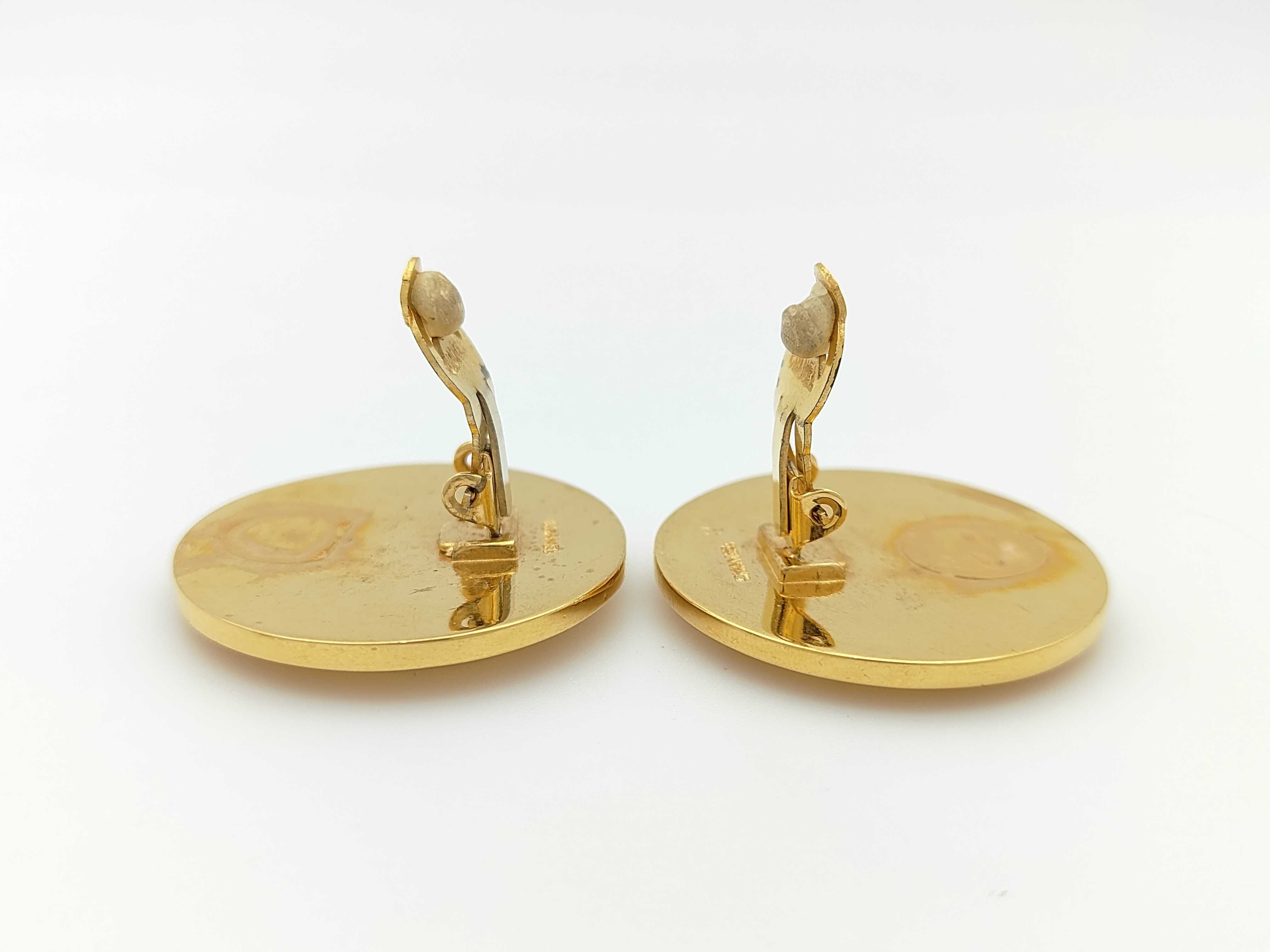 Coin Gold Earrings — view 3