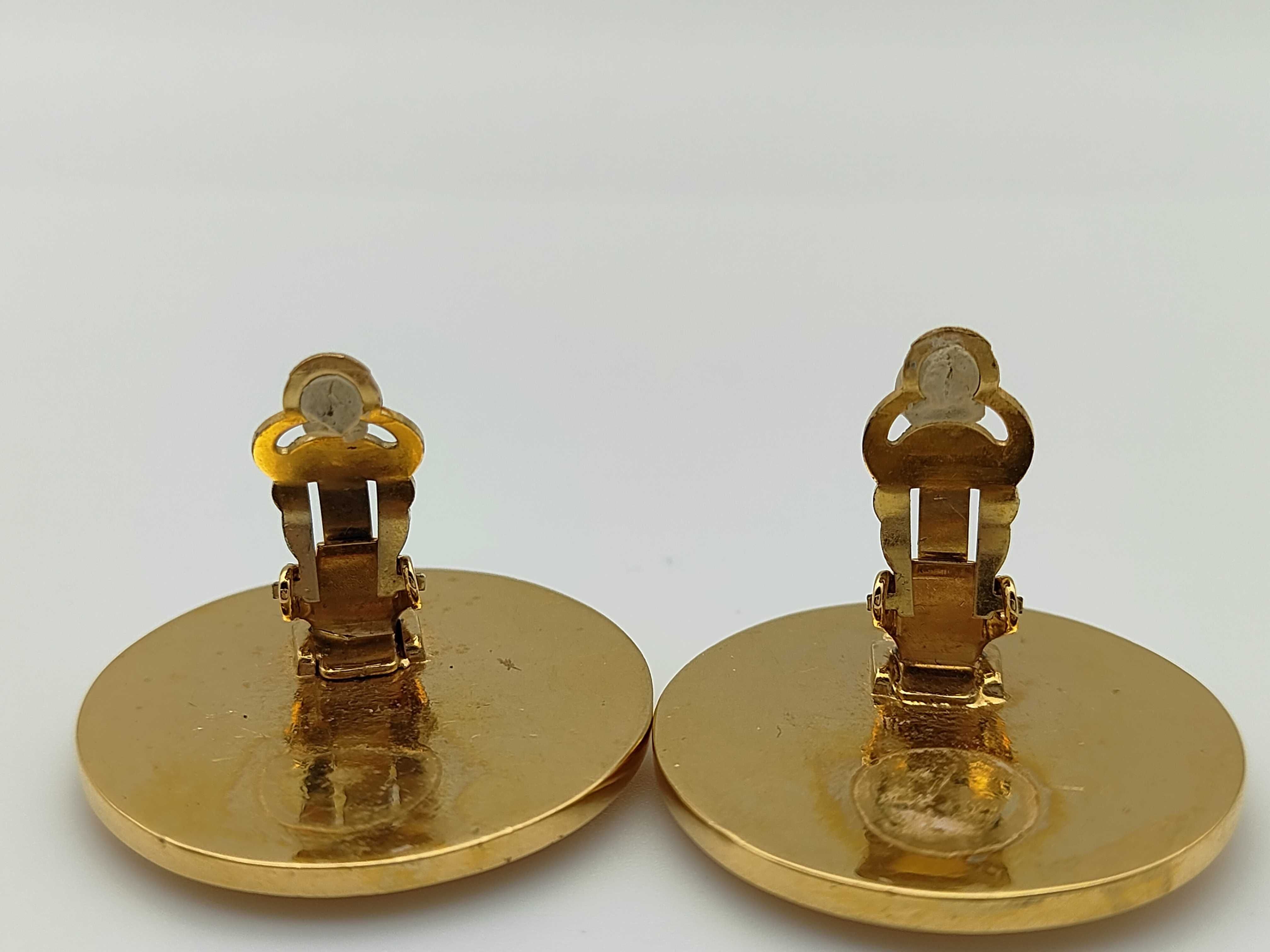 Coin Gold Earrings — view 4
