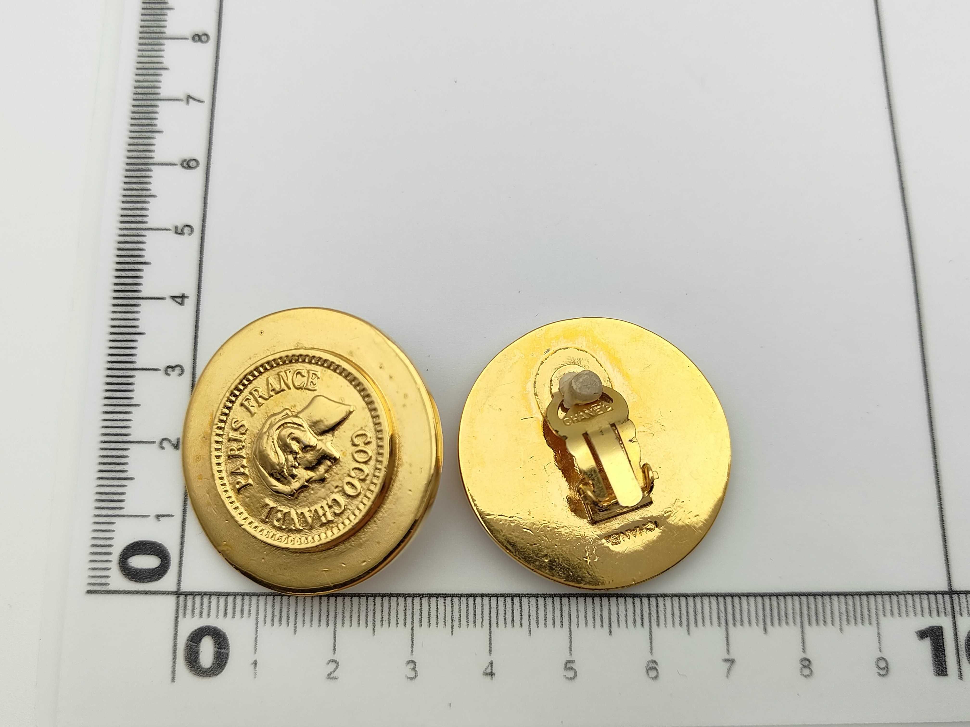 Coin Gold Earrings — view 9