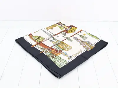 Carré 90 Passementerie Silk Scarf