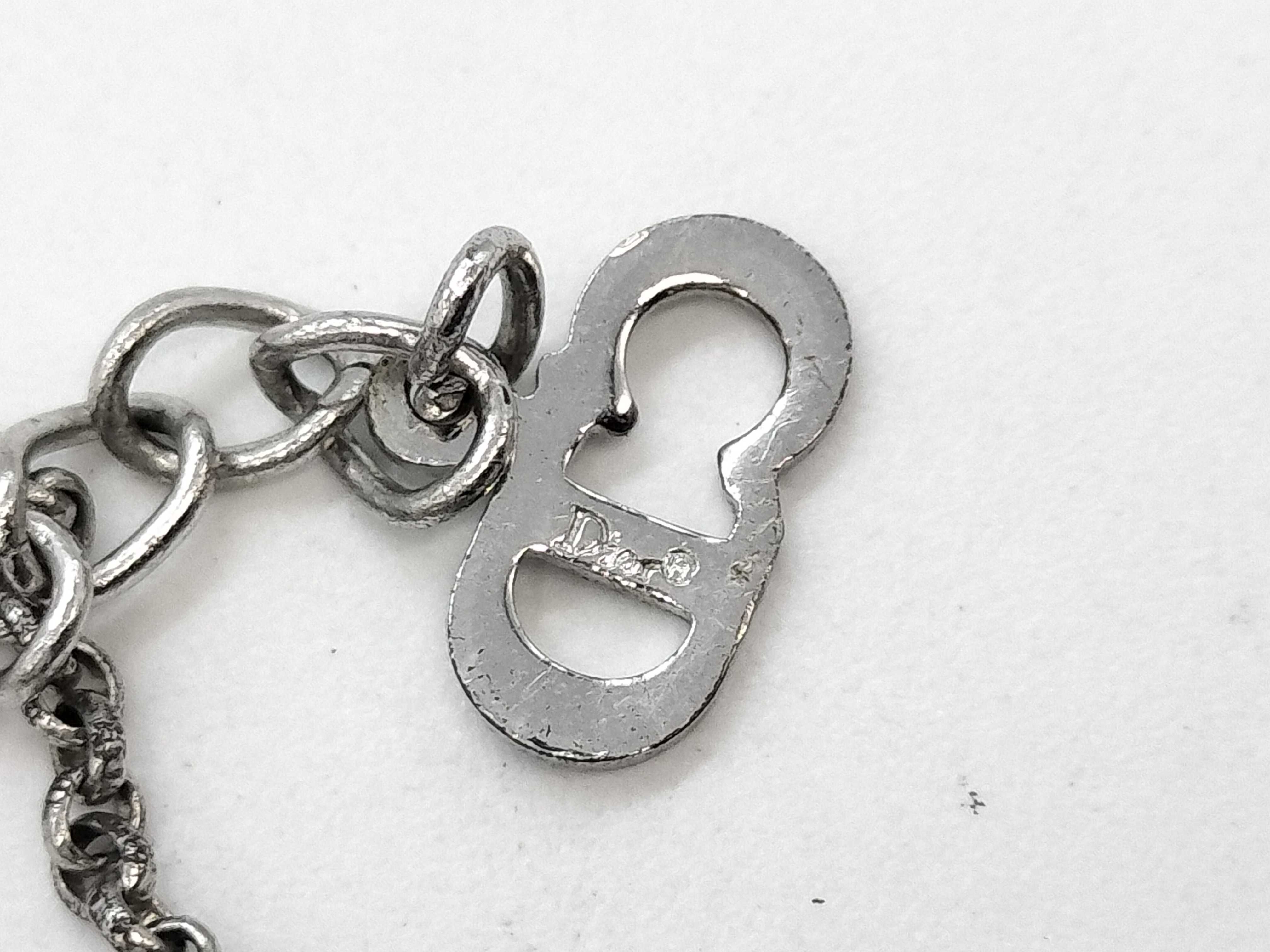 logo necklace with stone — view 5
