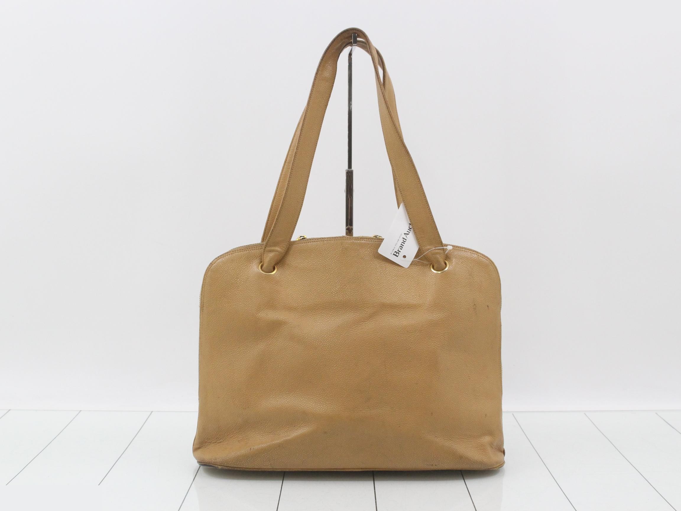 Caviar Tote Bag, Beige — view 2