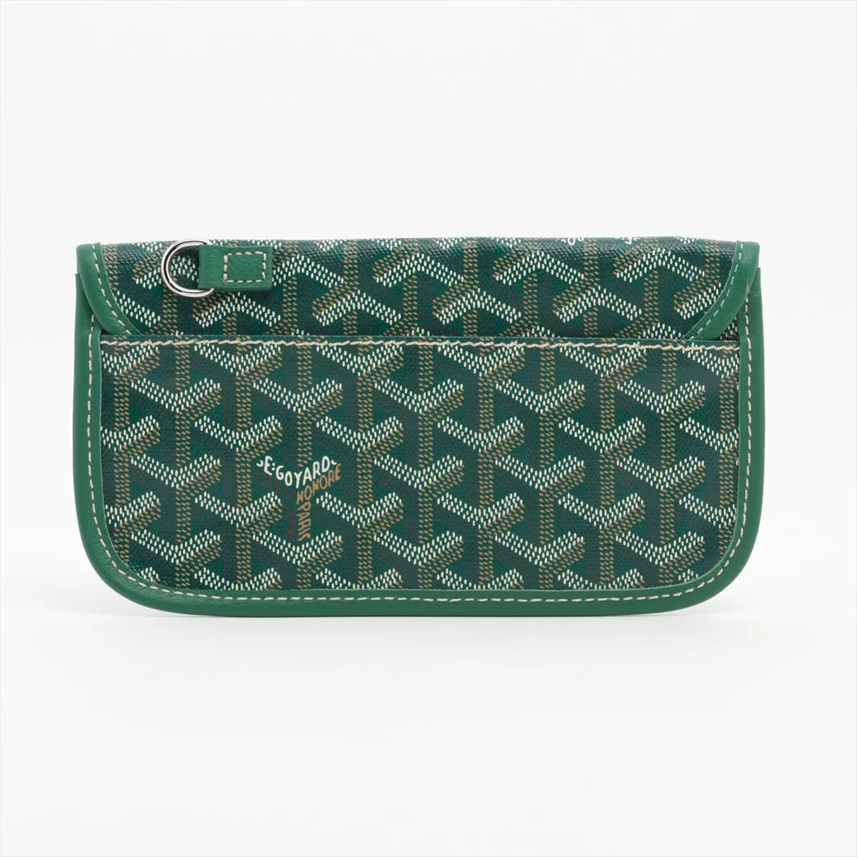 Saint Louis PM PVC x Canvas Pouch Green — view 2