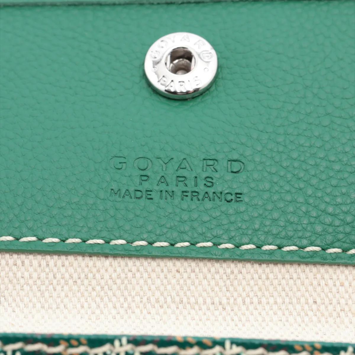 Saint Louis PM PVC x Canvas Pouch Green — view 5