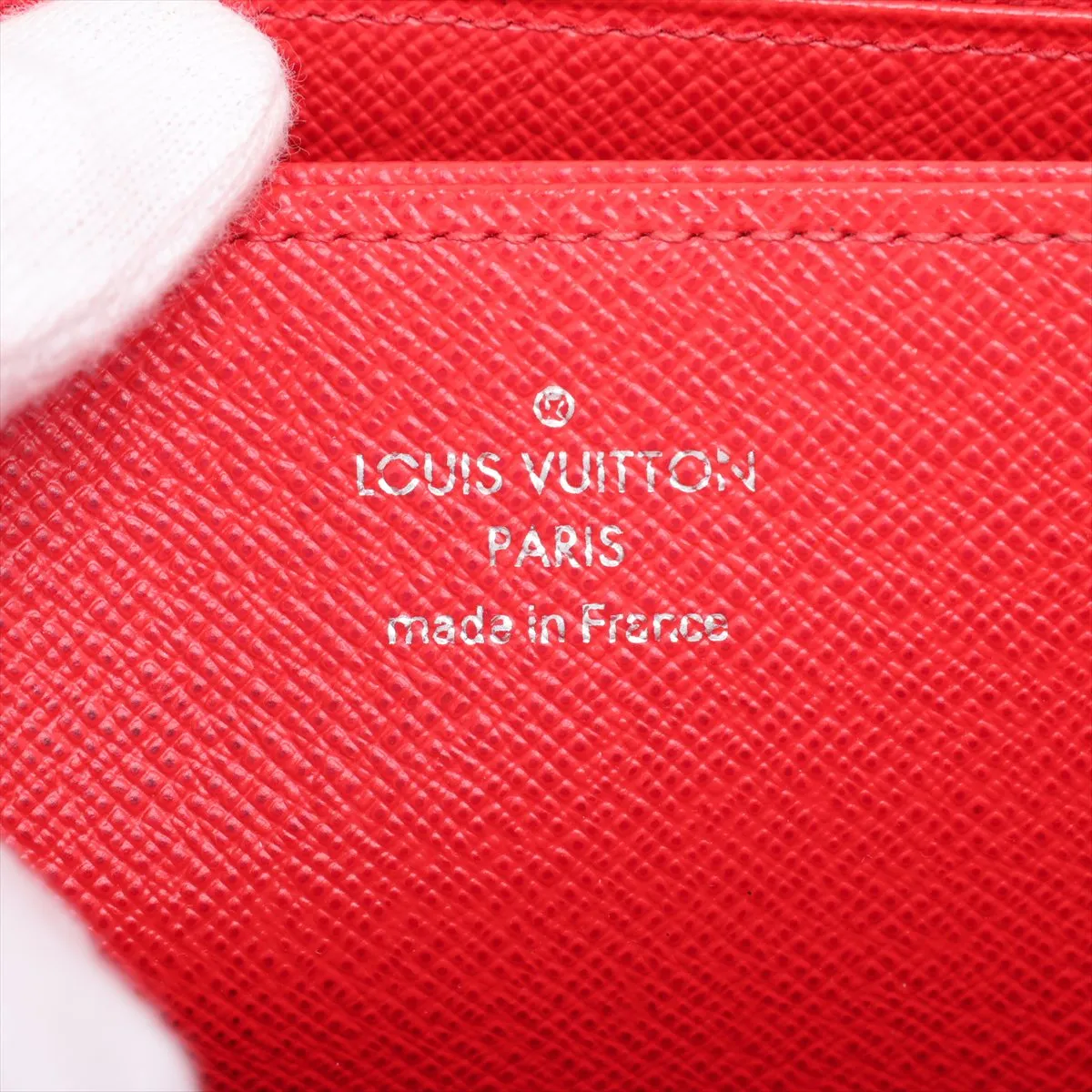 Epi Zippy Wallet M61859 MI0137 Coquelicot Round Zip Wallet — view 11