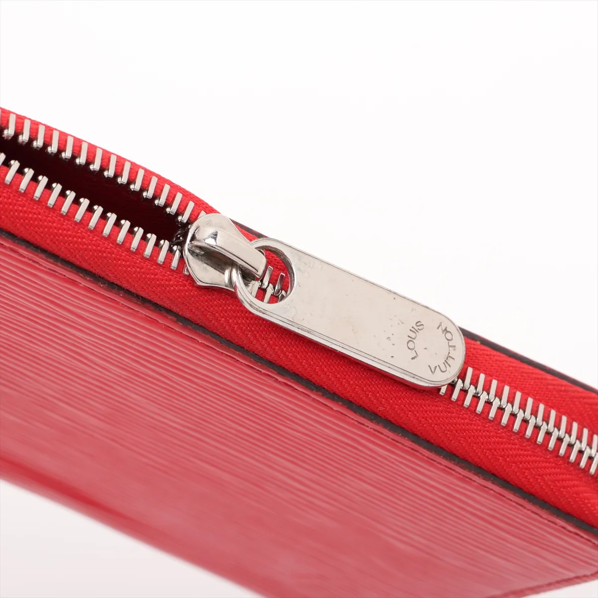 Epi Zippy Wallet M61859 MI0137 Coquelicot Round Zip Wallet — view 13