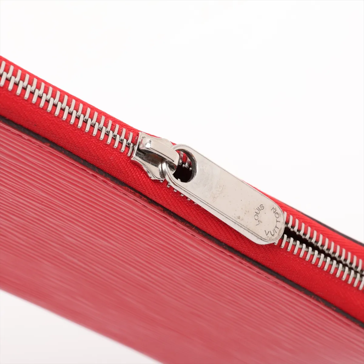 Epi Zippy Wallet M61859 MI0137 Coquelicot Round Zip Wallet — view 14