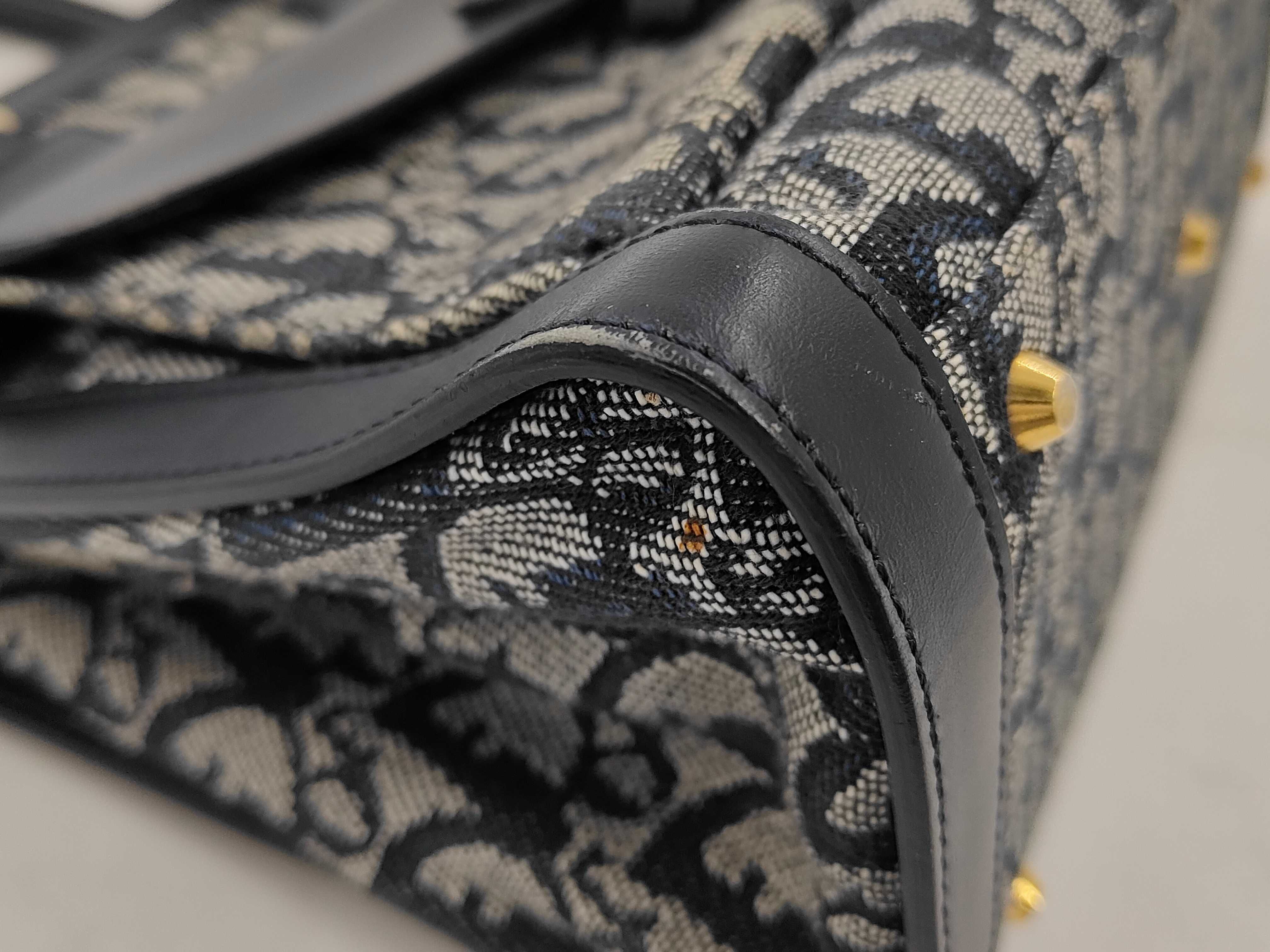 Trotter Canvas Leather Handbag — view 3