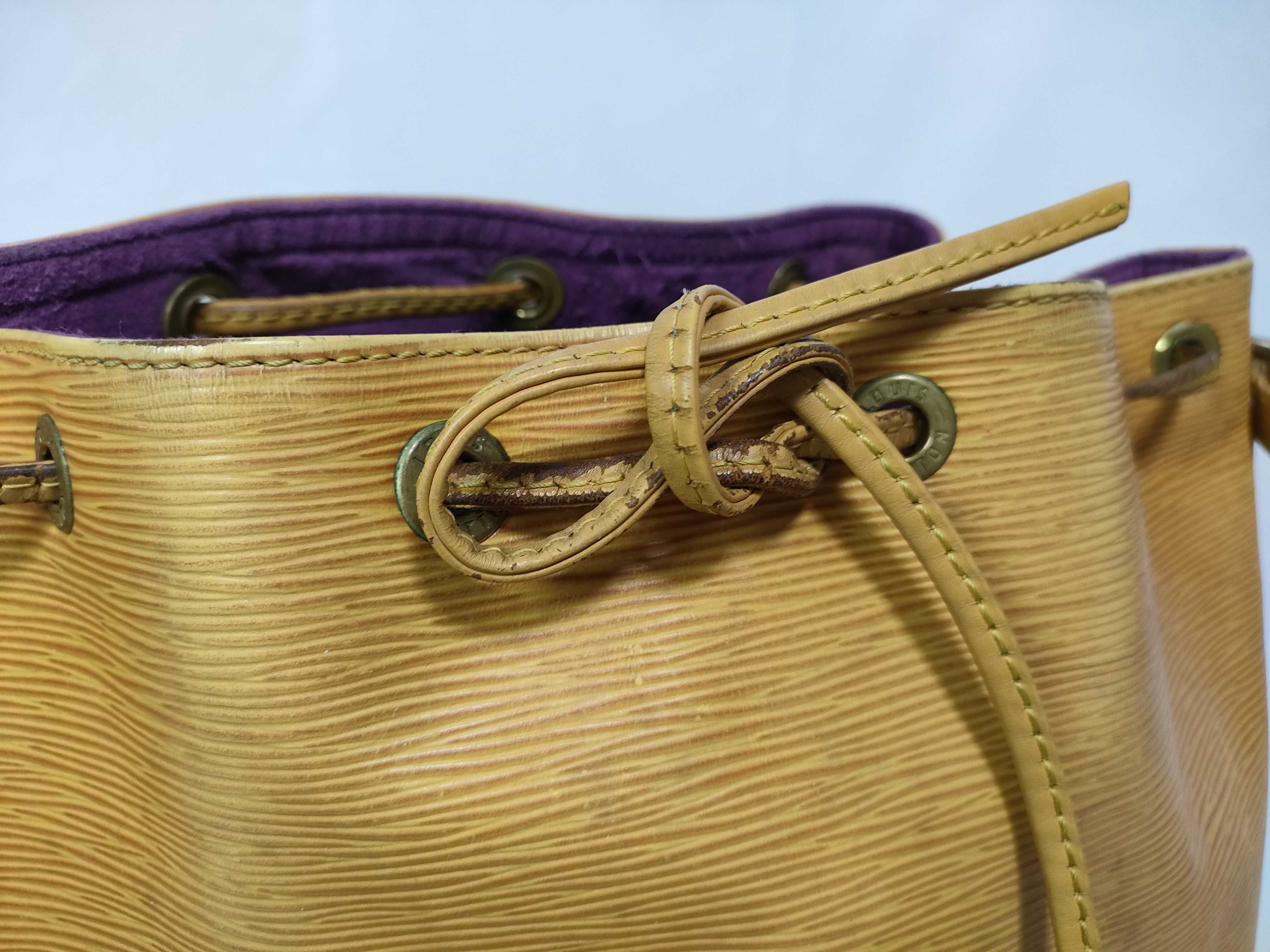 Epi Petit Noé Tassili Yellow M44009 AR0964 Shoulder Bag — view 13