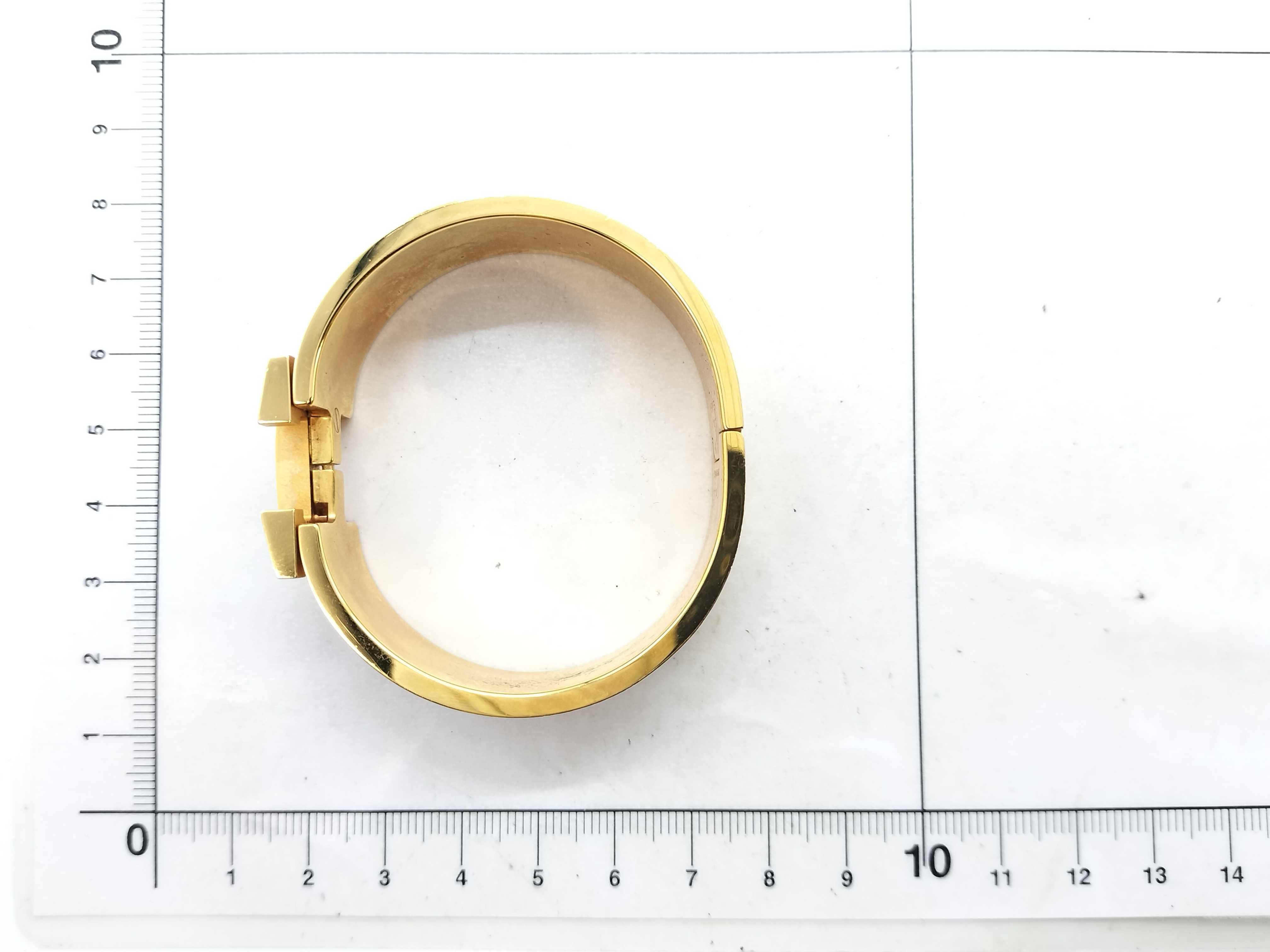 Clic Clac H Equestrian Pattern Bracelet/Bangle — view 7