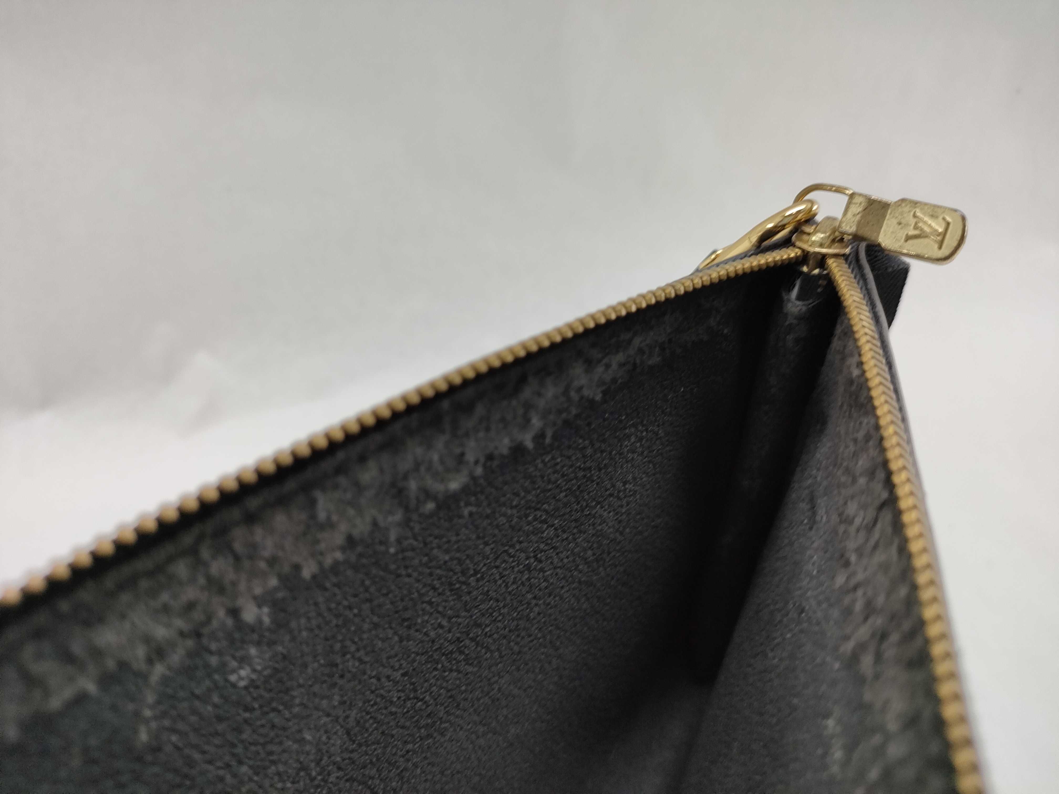 Epi Leather Accessory Pouch, Black Handbag — view 9
