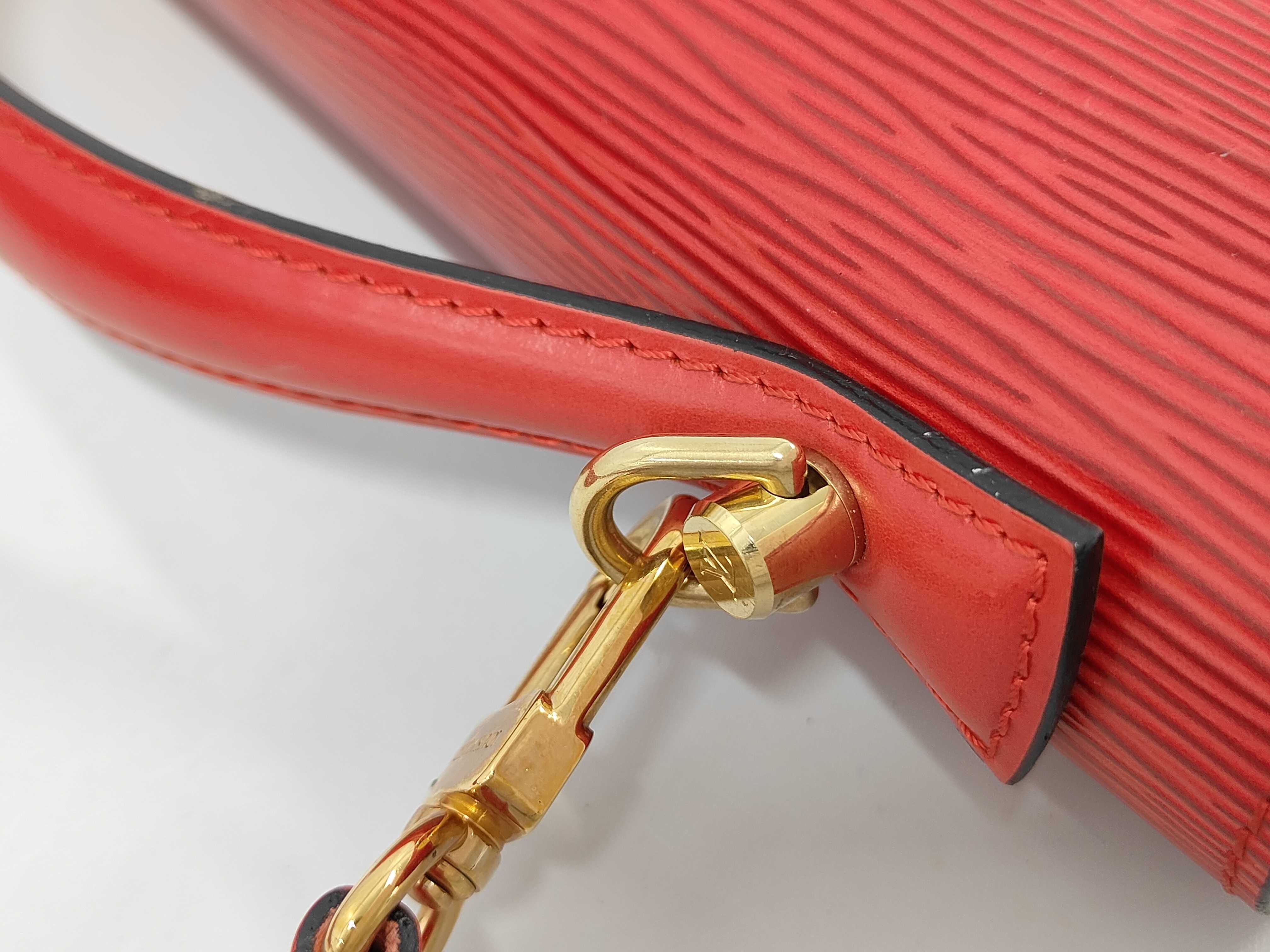 Epi Monceau 2-way shoulder bag with strap, Castilian red. — view 6