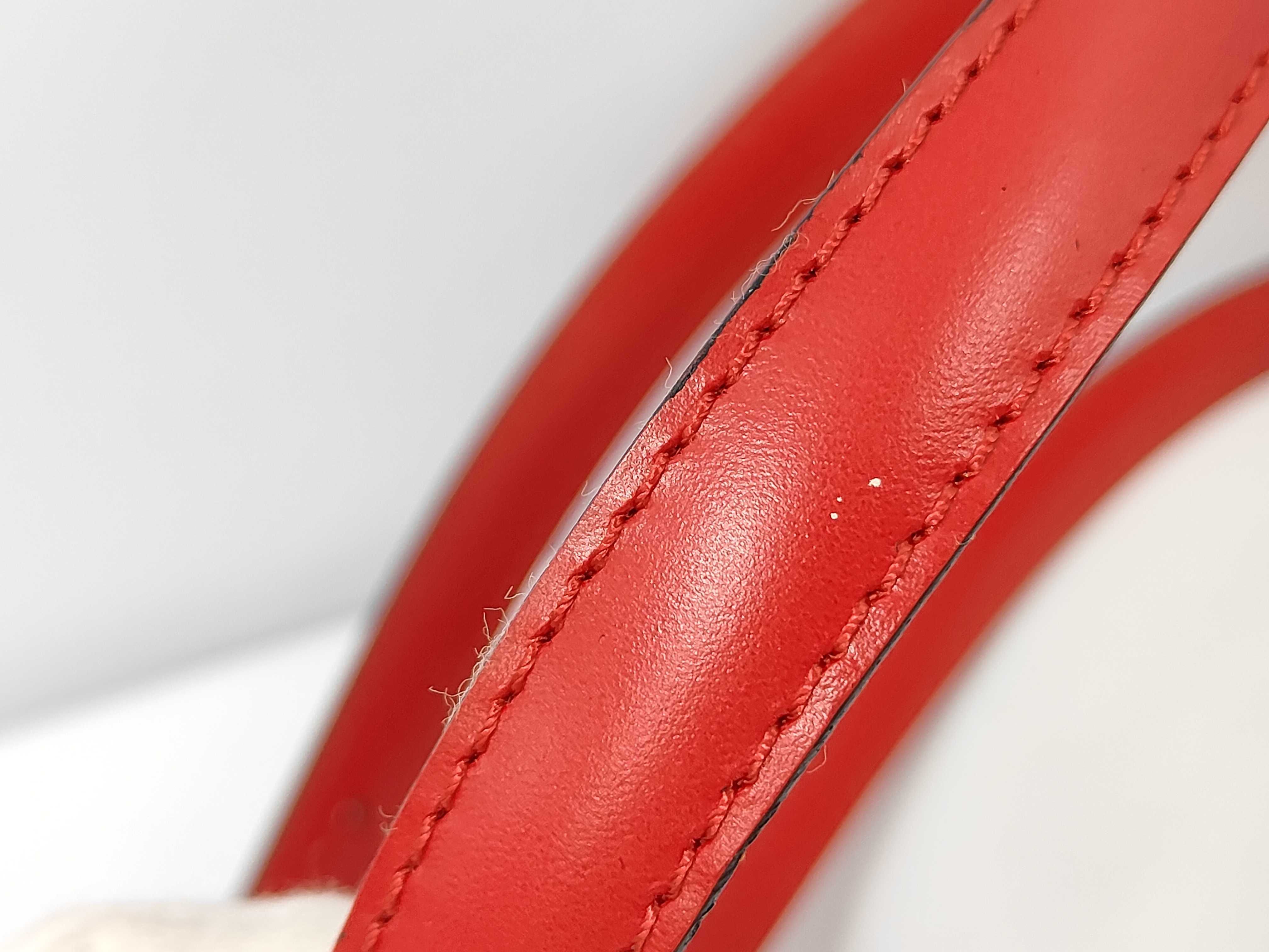 Epi Monceau 2-way shoulder bag with strap, Castilian red. — view 7
