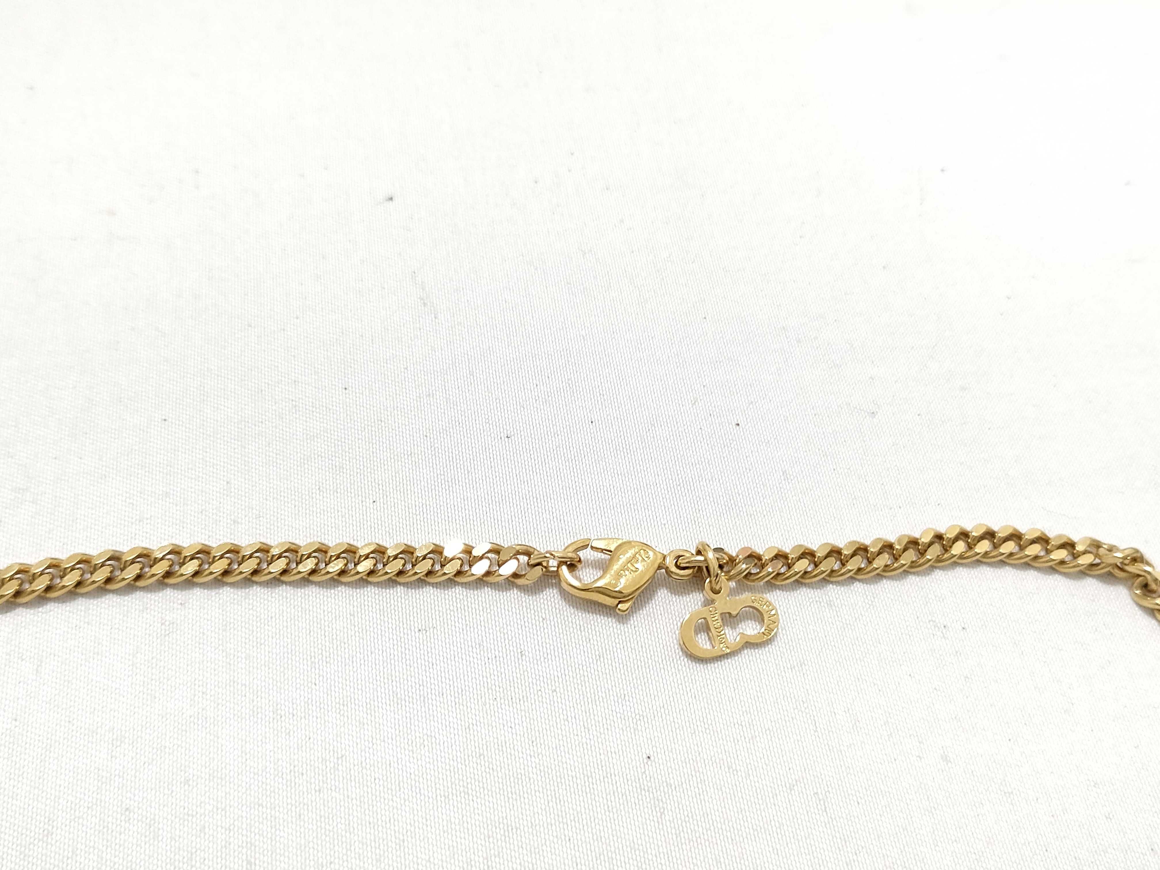CD logo Cuban link necklace — view 4