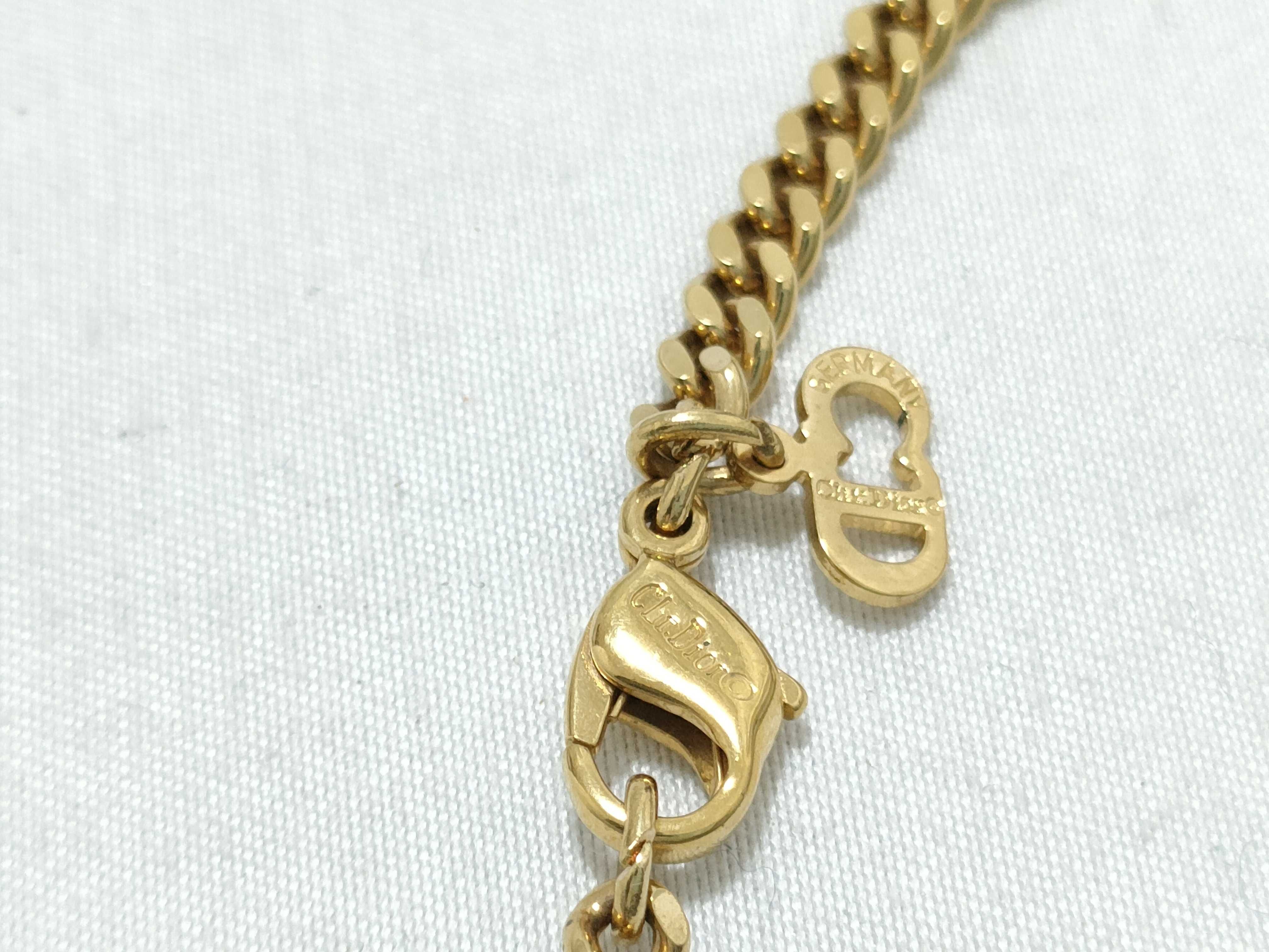 CD logo Cuban link necklace — view 5