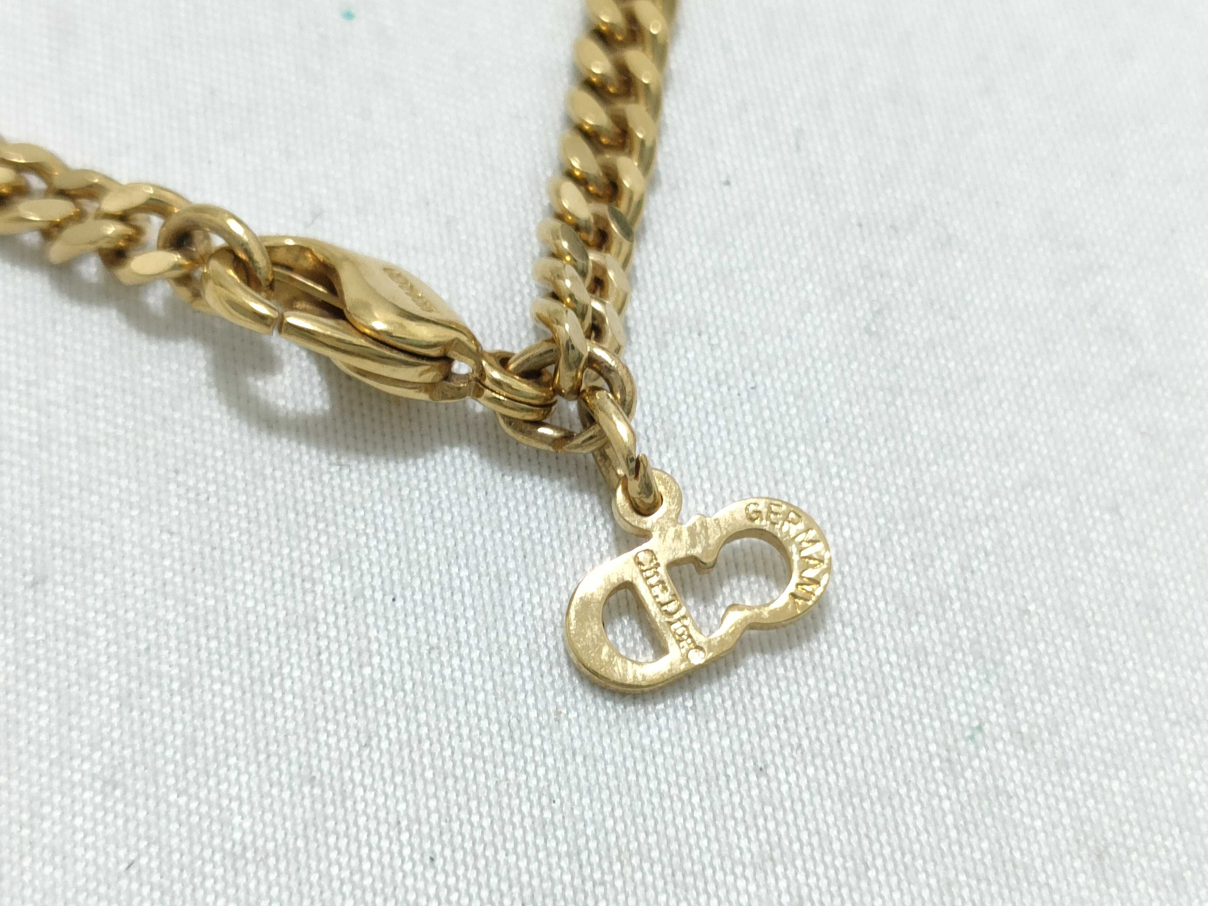CD logo Cuban link necklace — view 6