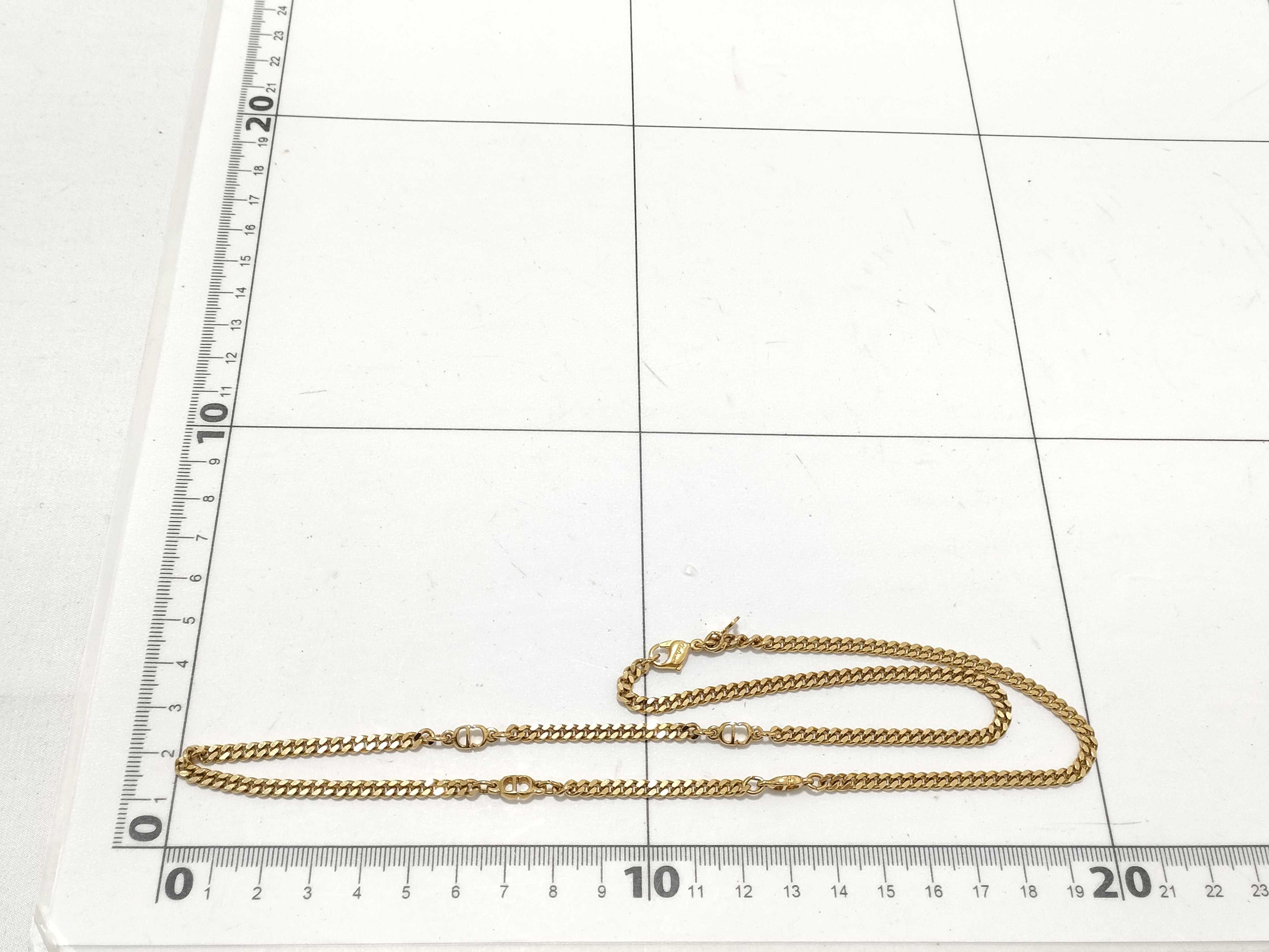 CD logo Cuban link necklace — view 7