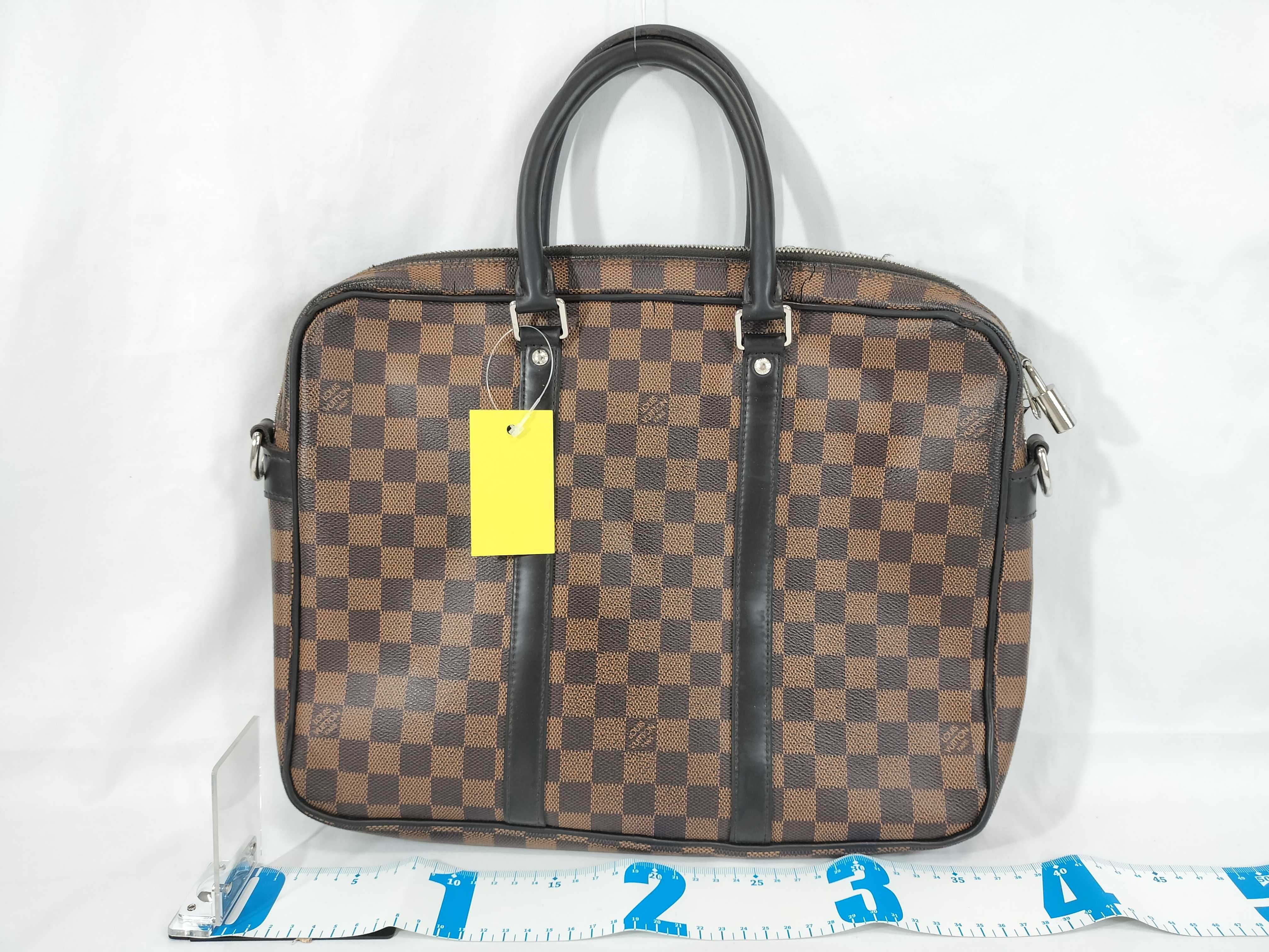 Damier Portedocument Handbag — view 2