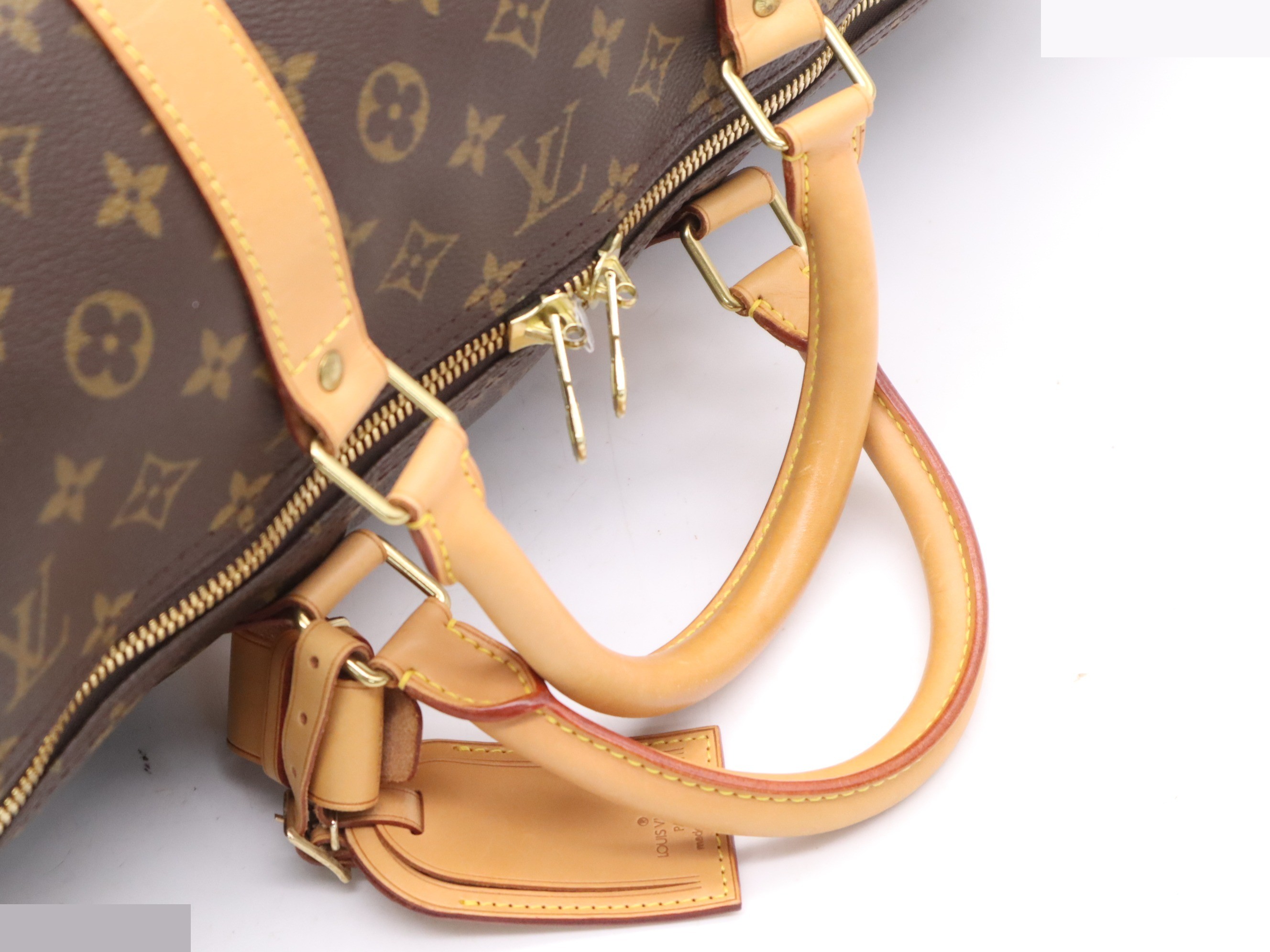 Keepall 60 with padlock, 2 keys, name tag, and handle strap. — view 6